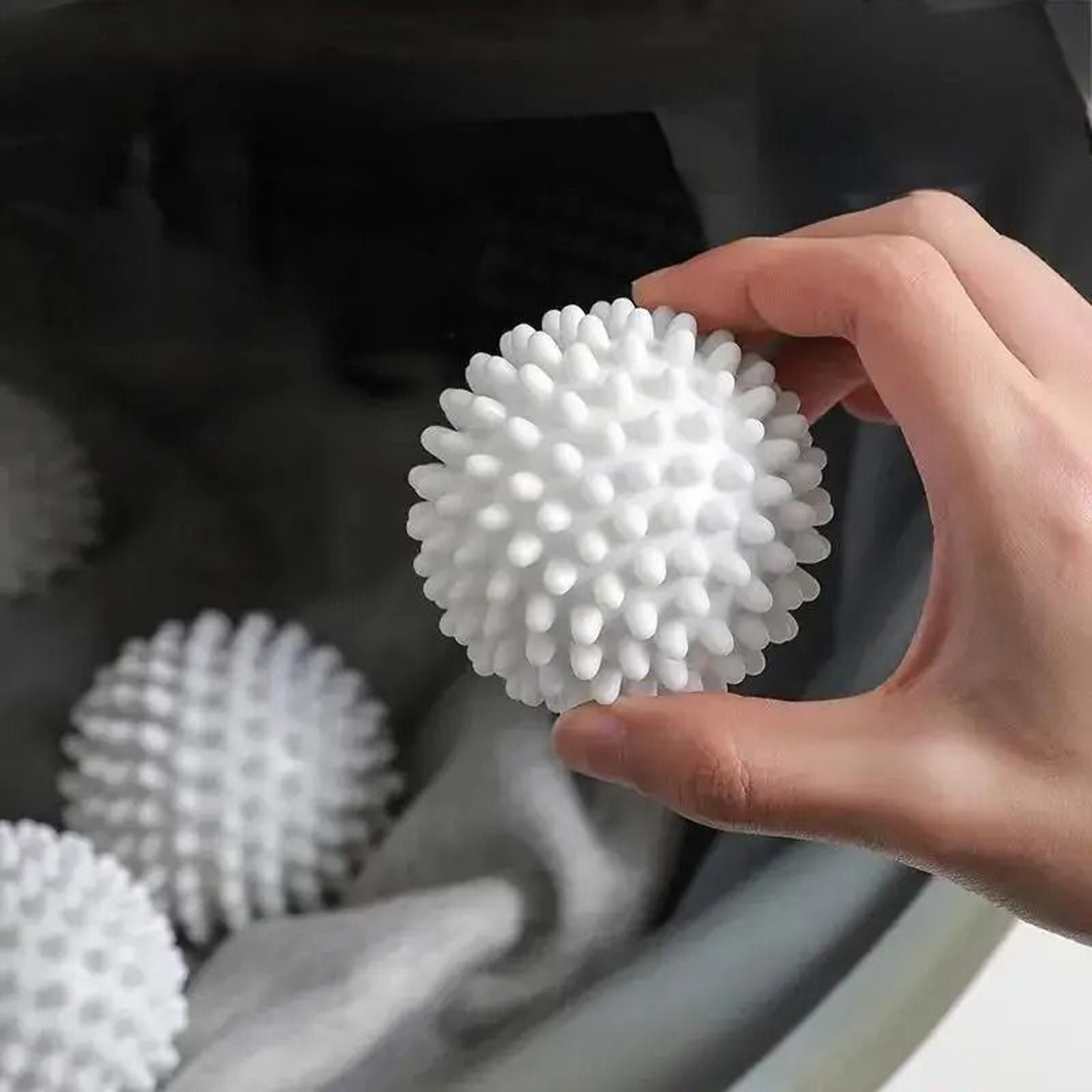 Reusable Laundry Dryer Balls 4 Or 6 Pack Anti Tangle Washing Machine Cleaning Balls 0