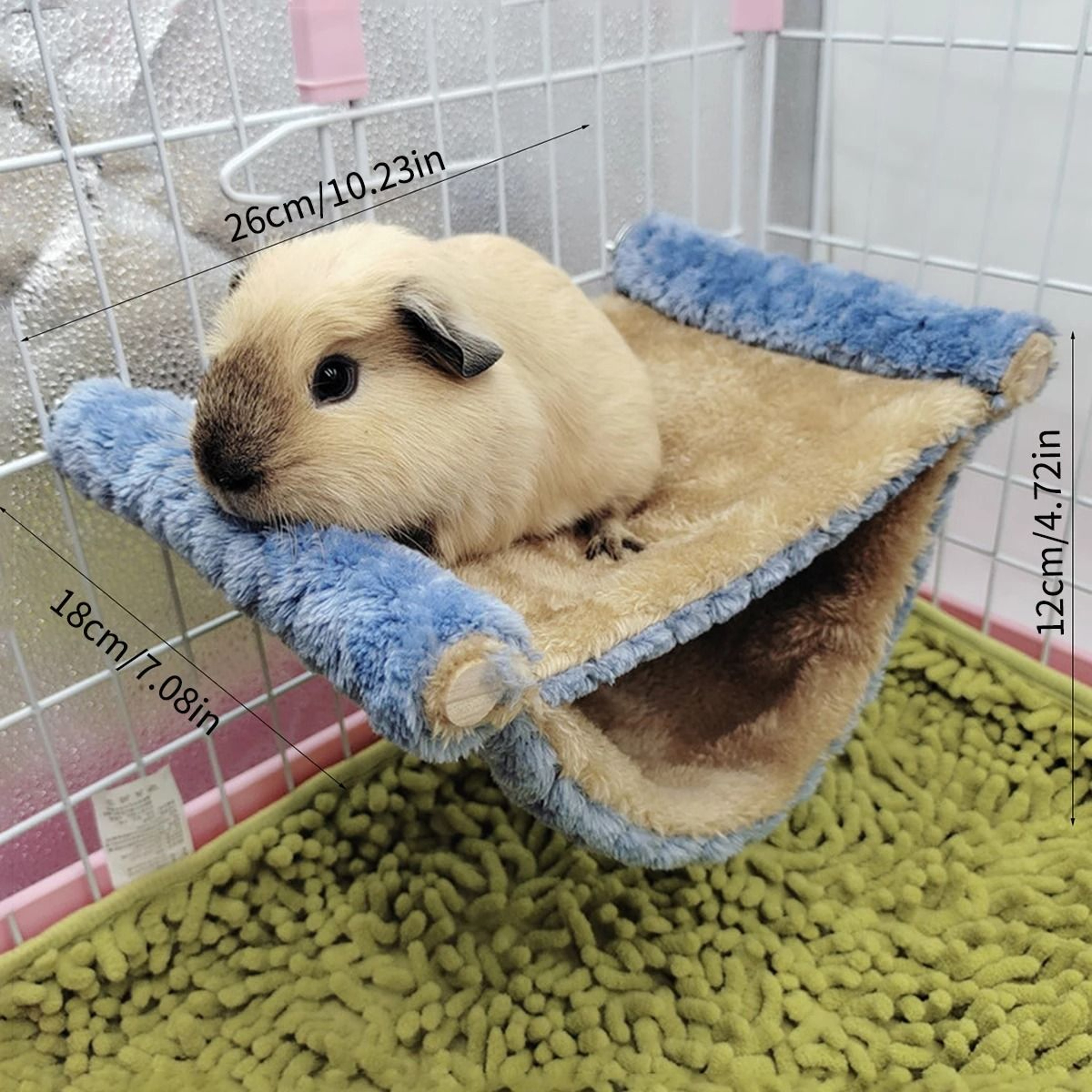 Warm Velvet Small Pet Hammock Hanging Bed For Hamsters Guinea Pigs And Chinchillas 6