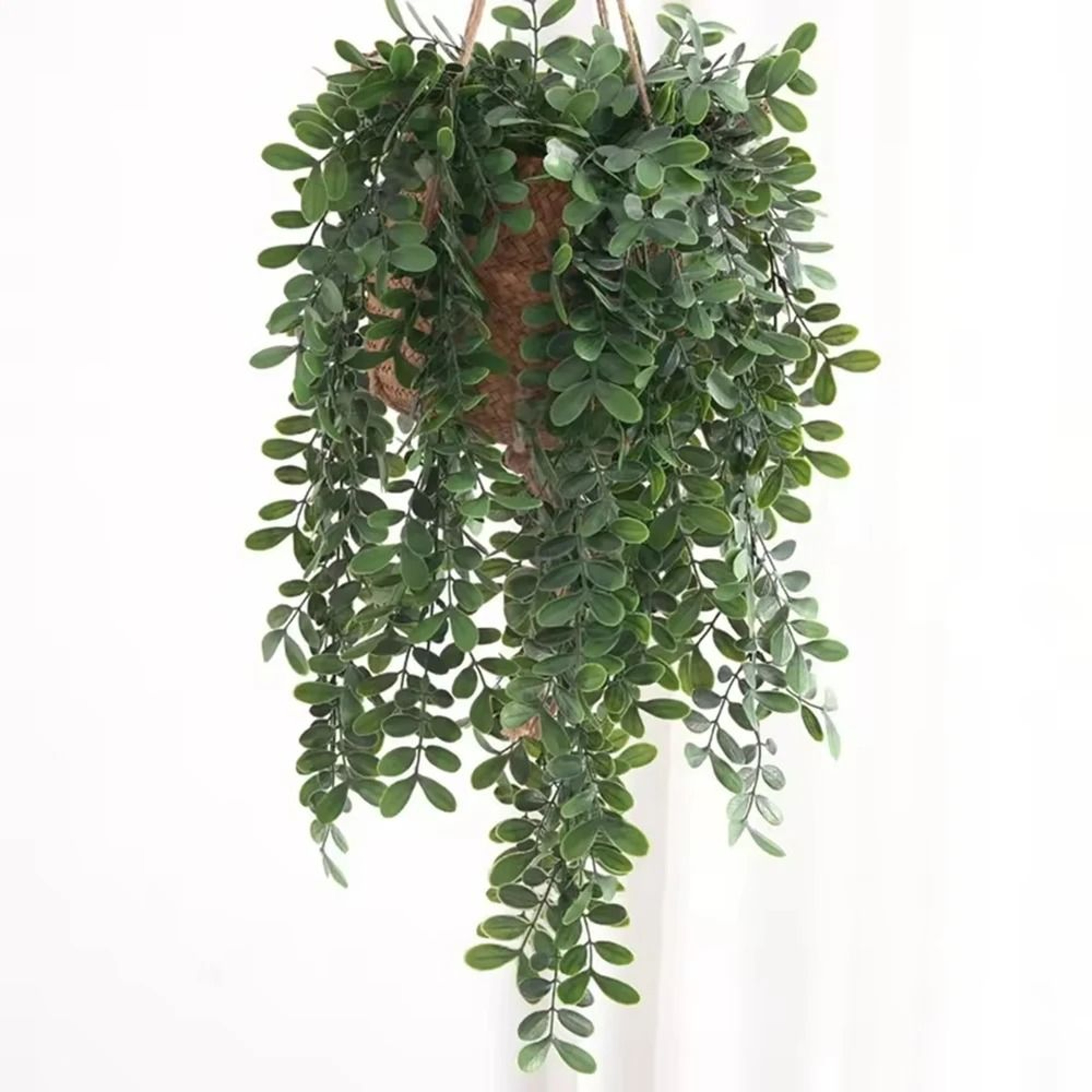 Artificial Hanging Locust Leaf Vine Wall Mounted Greenery Decor For Shading And Home Styling 3