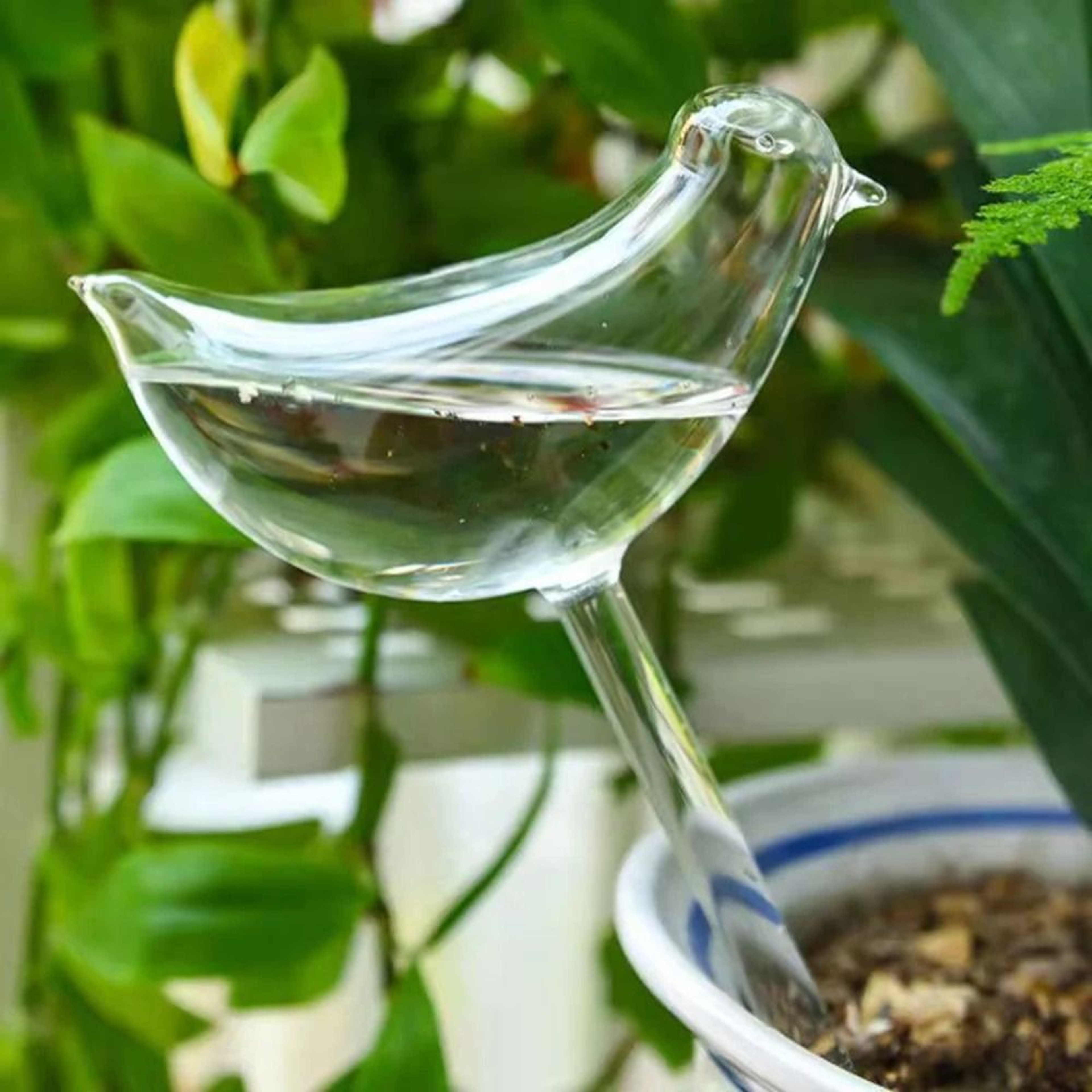 Bird Shaped Self Watering Globes Automatic Plant Watering Stakes For Indoor And Outdoor Pots 5