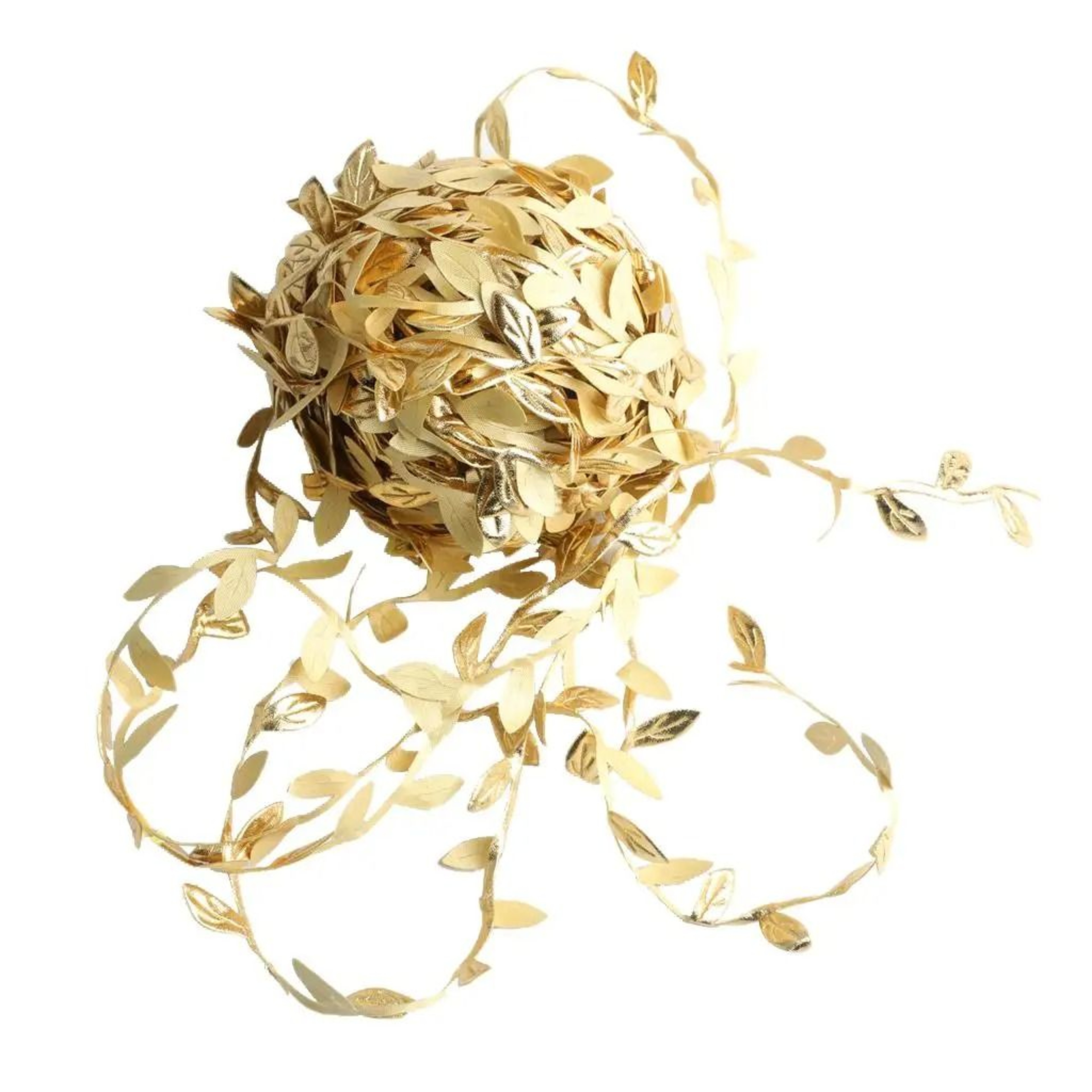Gold Leaf Vine Garland Artificial Silk Leaves Wreath For Wedding Decor Scrapbooking And DIY Crafts 2