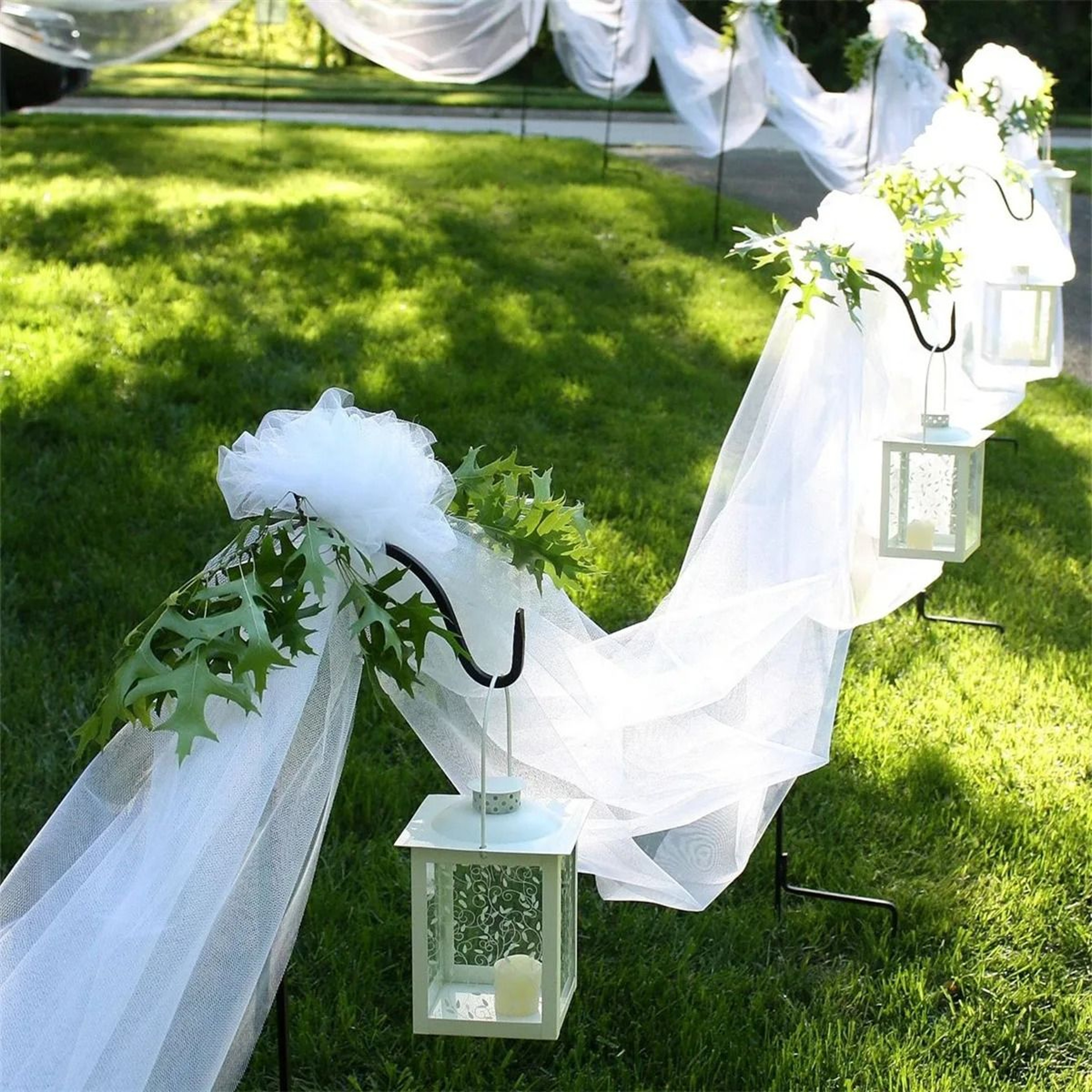Wedding Arch Draping Fabric Organza Gauze Decor For Chairs Stairs And Garden Party Backdrops 1