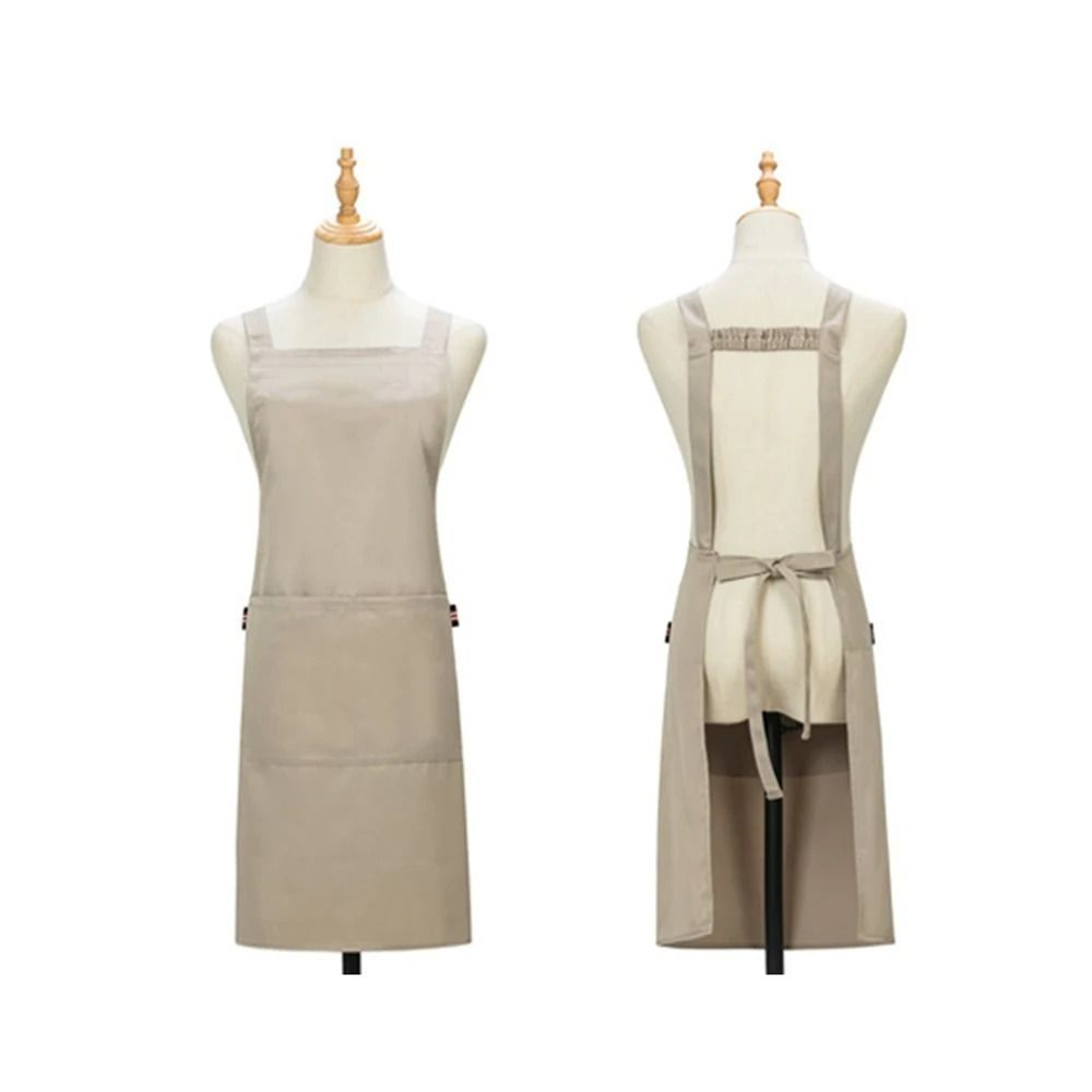 Adjustable Bib Apron With Pockets For Cooking And Baking Unisex Kitchen Apron For Women And Men 2