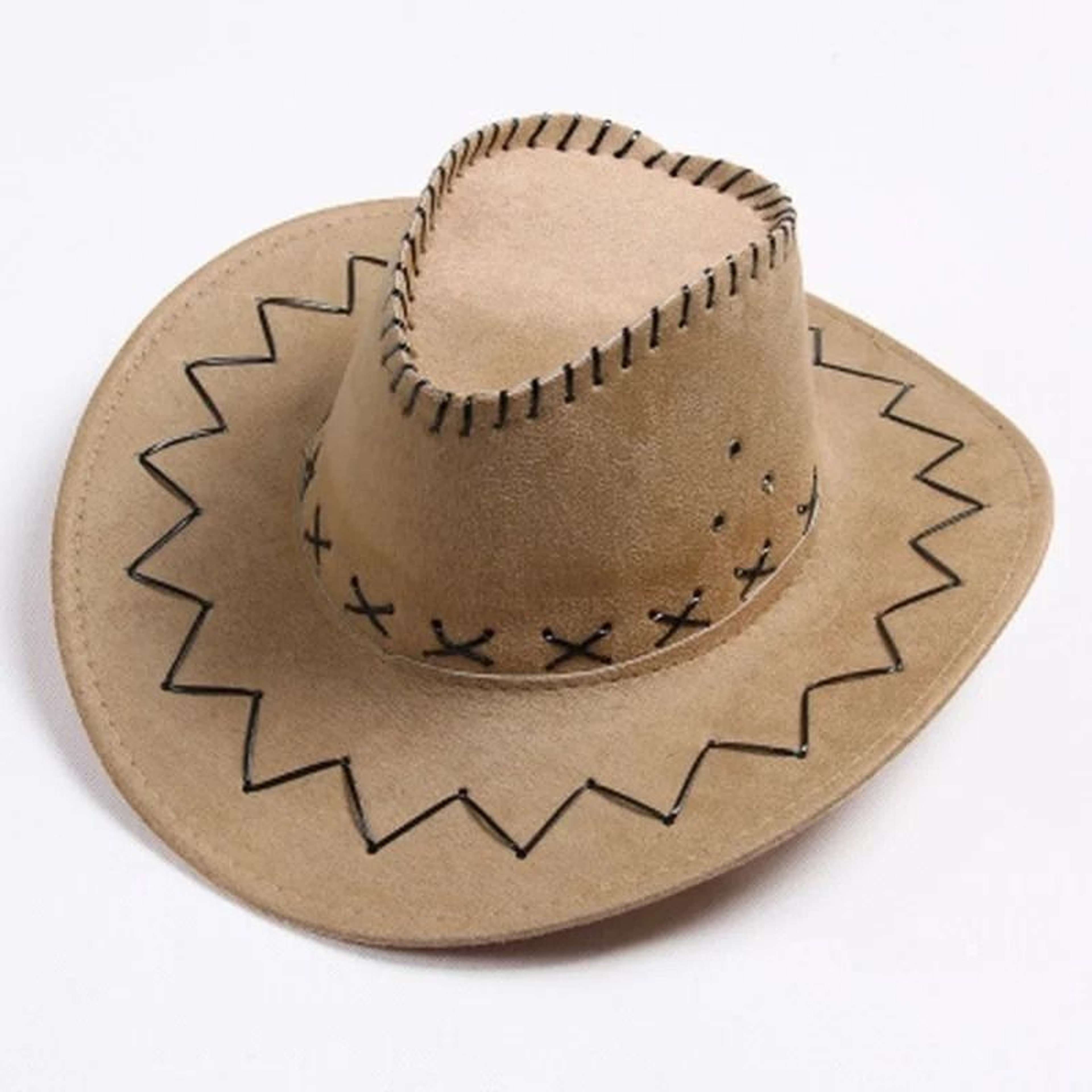 Wide Brim Western Cowboy Hat For Men And Women Casual Sun Hat For Costume And Outdoor Wear 12