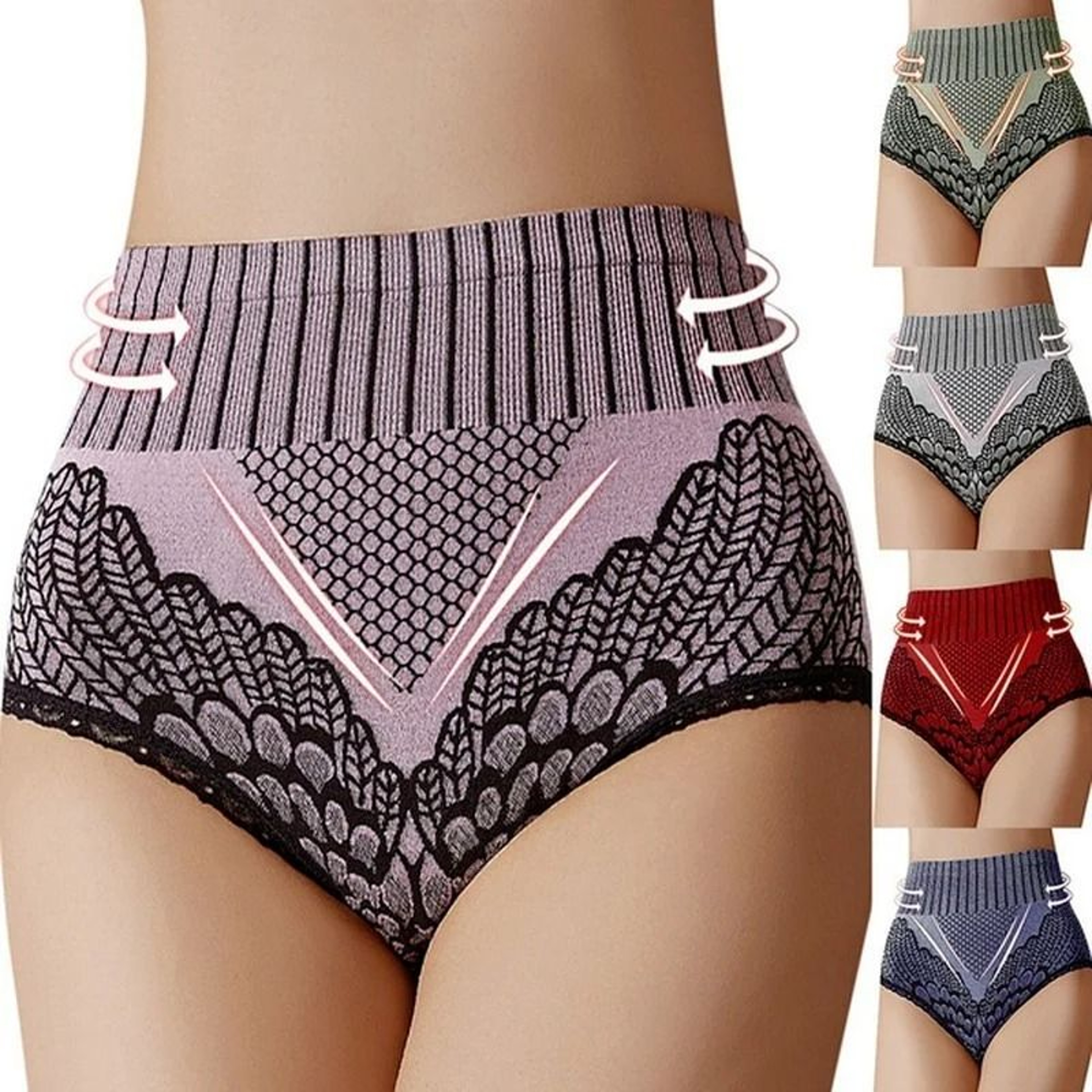 Seamless HighWaist Body Shaper Briefs 9