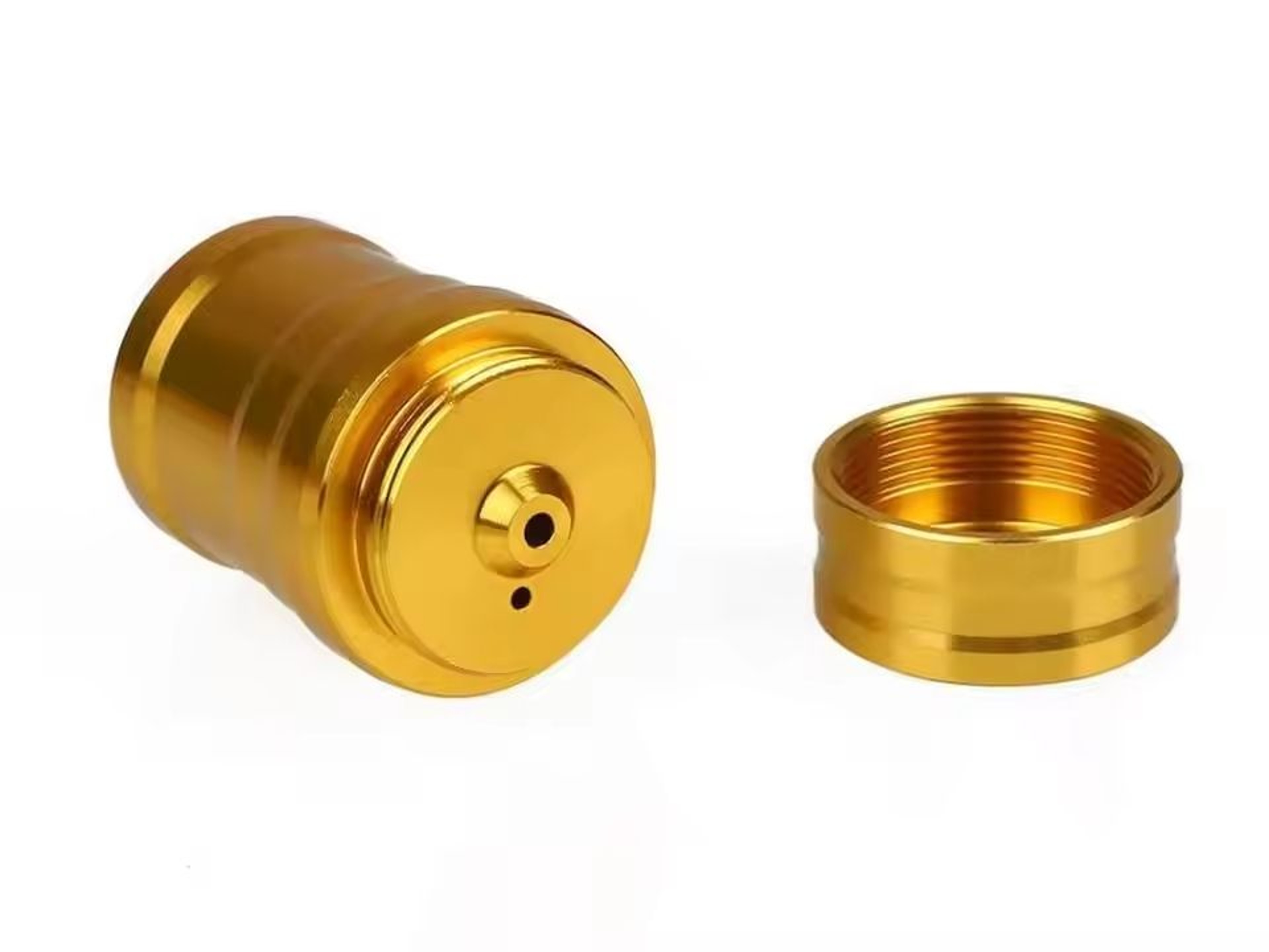 Portable Gold Metal Mini Alcohol Lamp 2