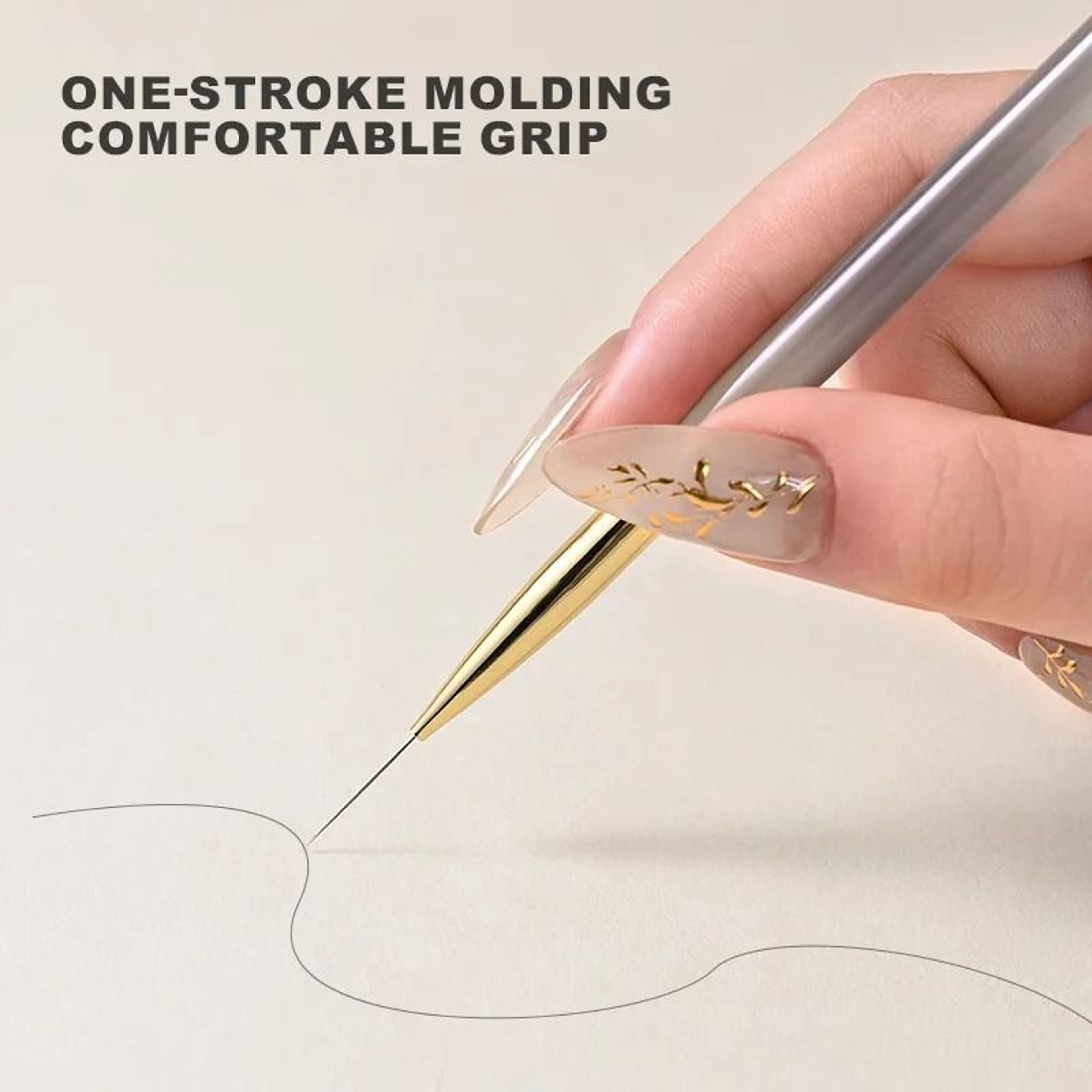 Professional French Stripe Nail Art Liner  18mm Slender LongLine Painting Brush 3