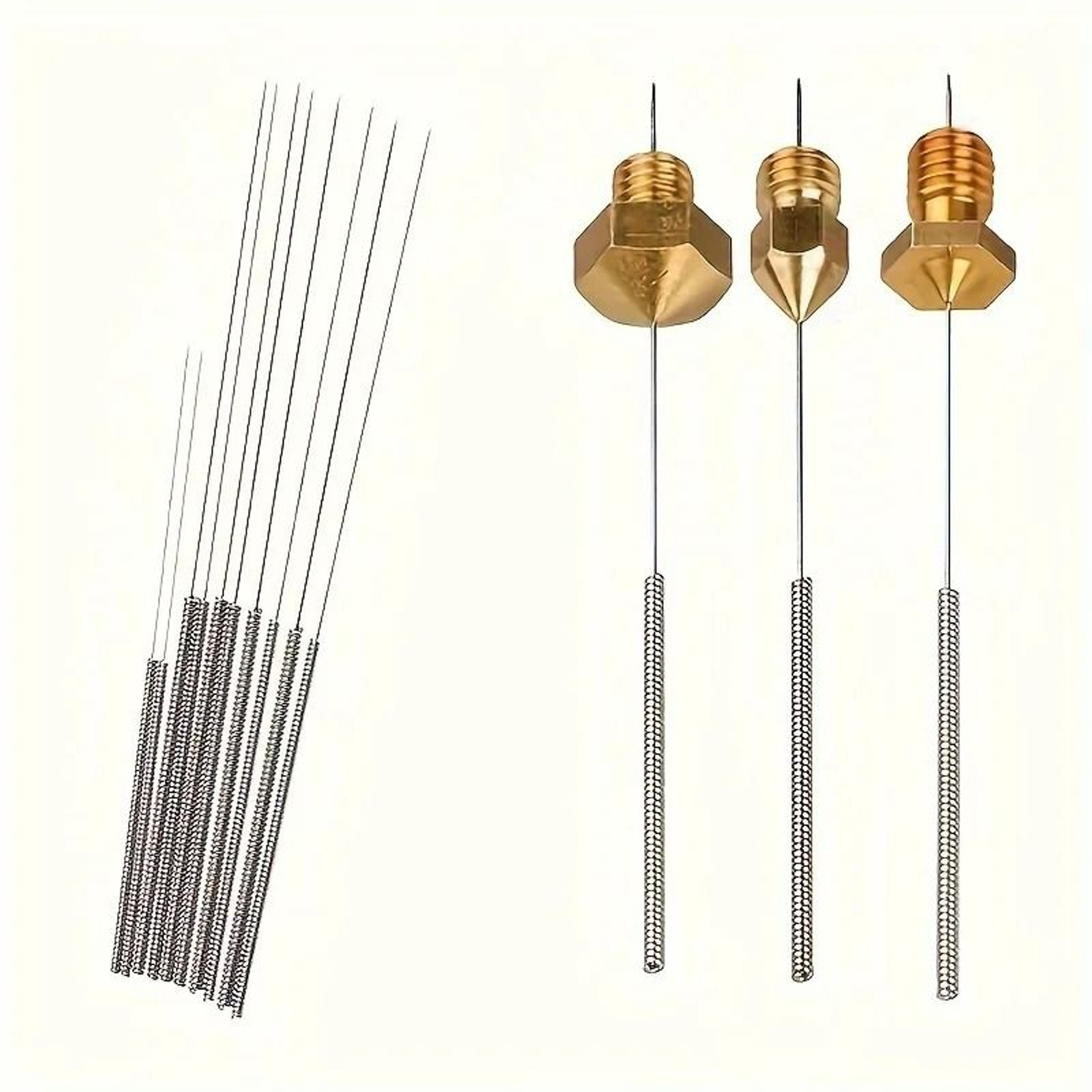 10 Piece 3D Printer Nozzle Cleaning Kit Stainless Steel Needles For Clogging And Maintenance 1