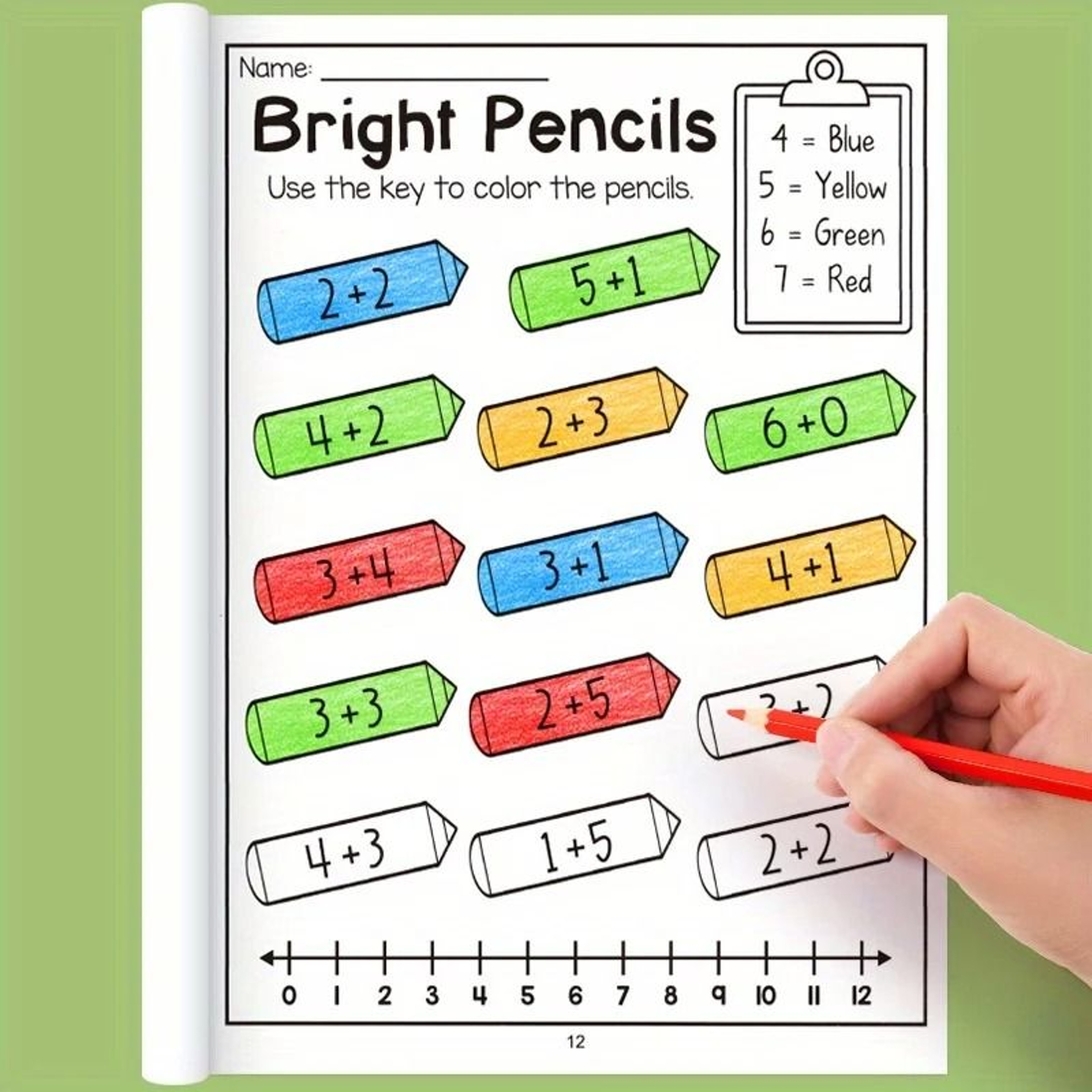 32 Page Math Training Book Addition And Subtraction Exercises For Beginners 4