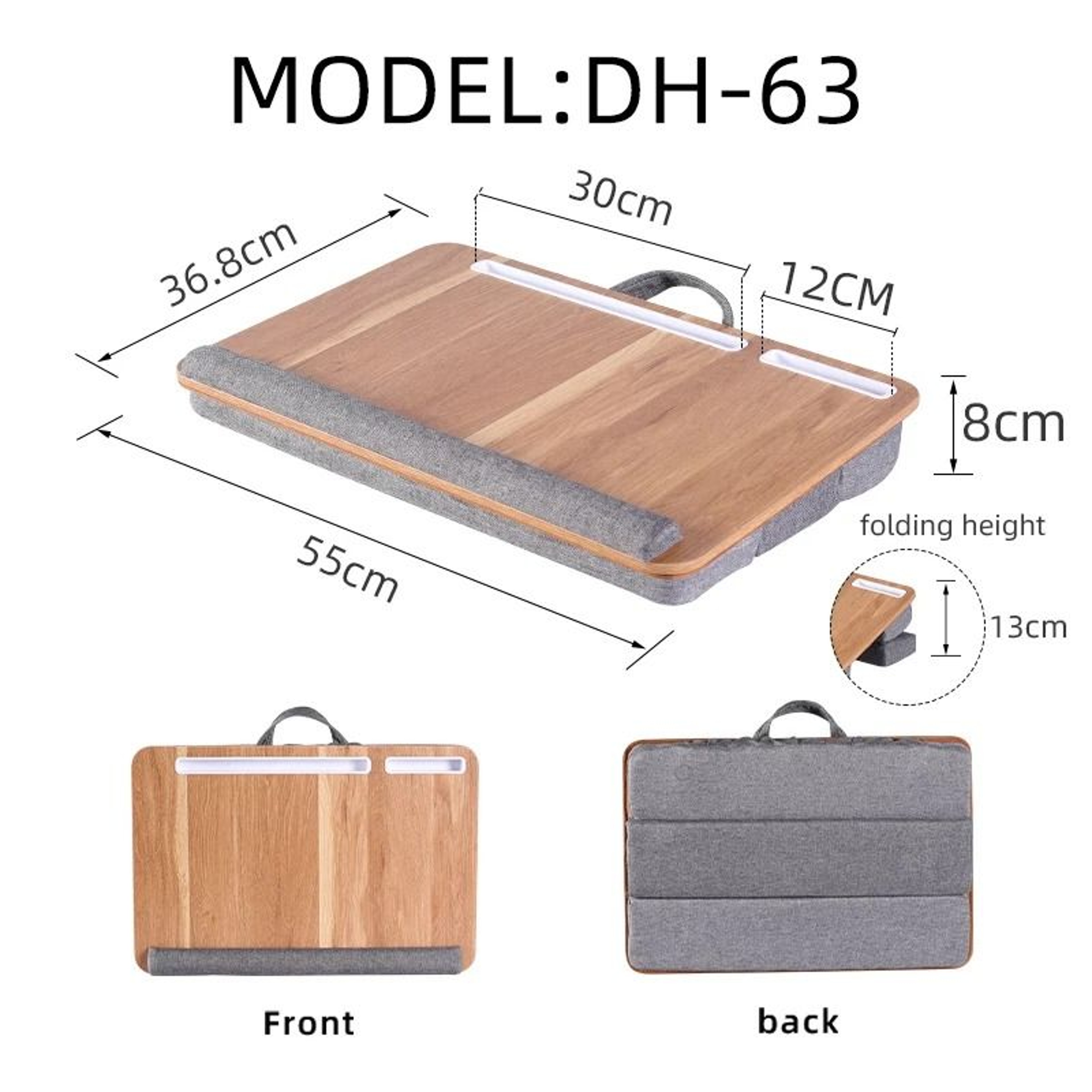 Portable Laptop DPortable Laptop Desk With Dual Media Slots Anesk With Dual Media Slots And Breatha 6
