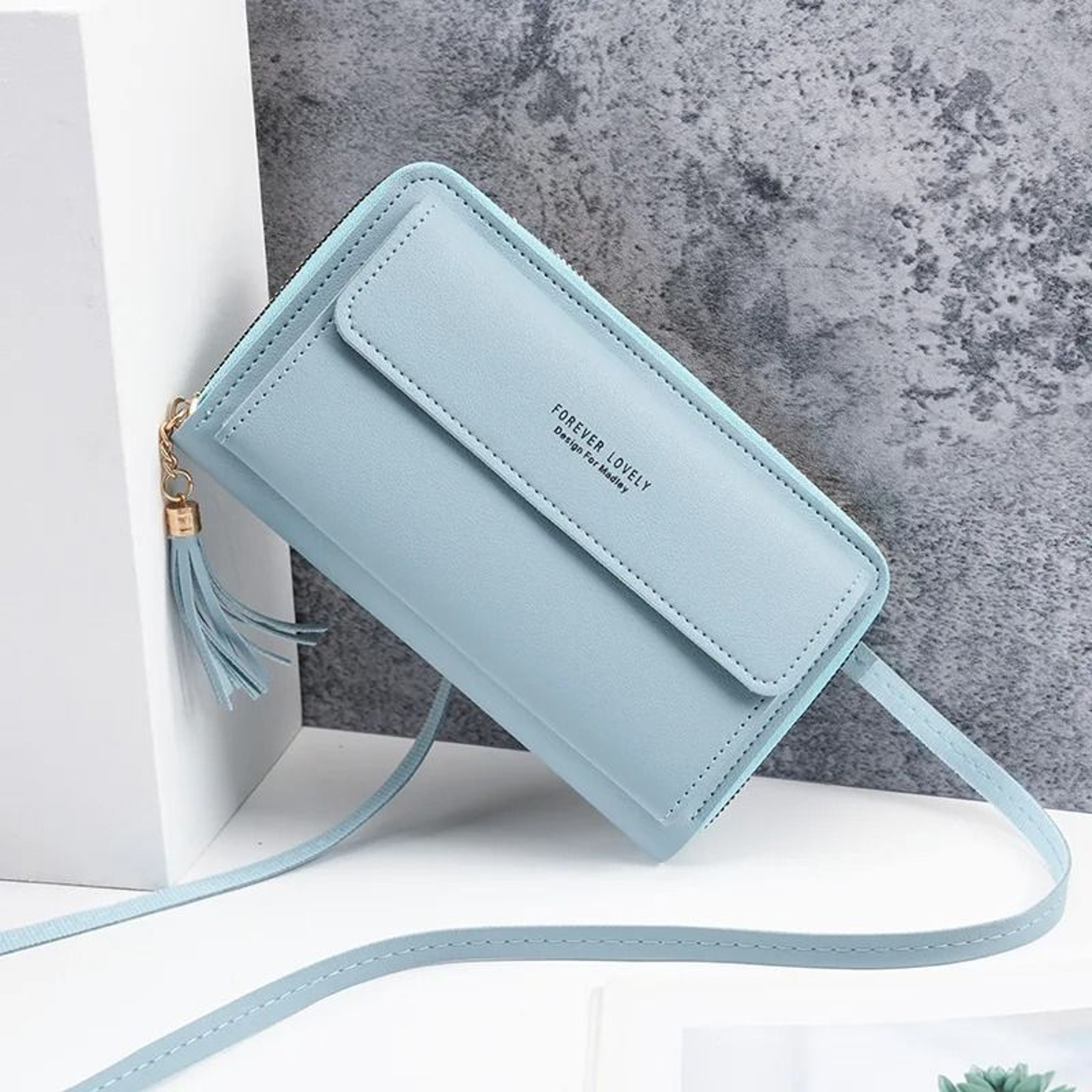Fashionable MultiFunctional Crossbody Wallet And Phone Bag 10