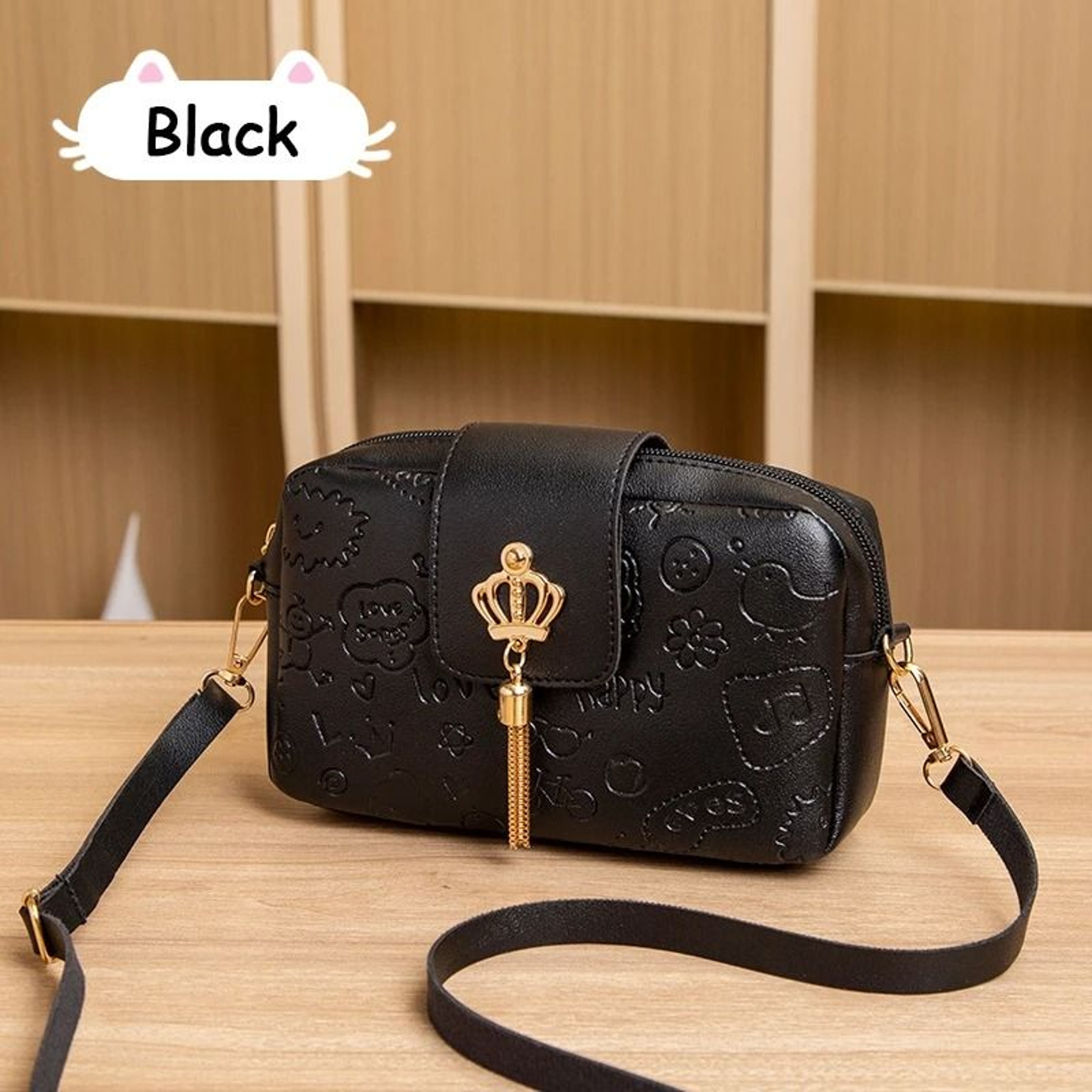 Fashionable Printed Camera Bag And Sweet Crossbody Phone Purse 8