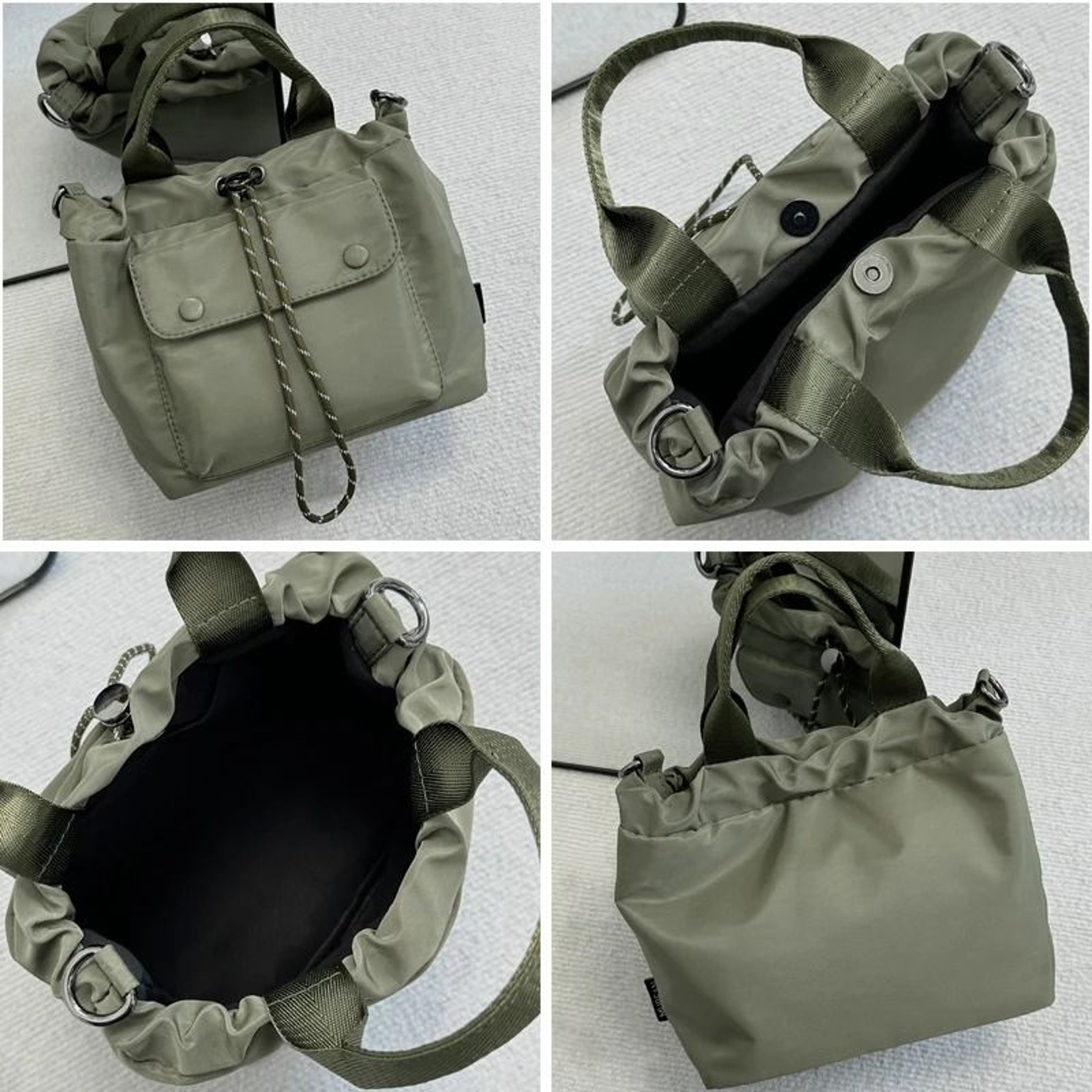 Lightweight Versatile Nylon Tote And Commuter Crossbody Bag 4