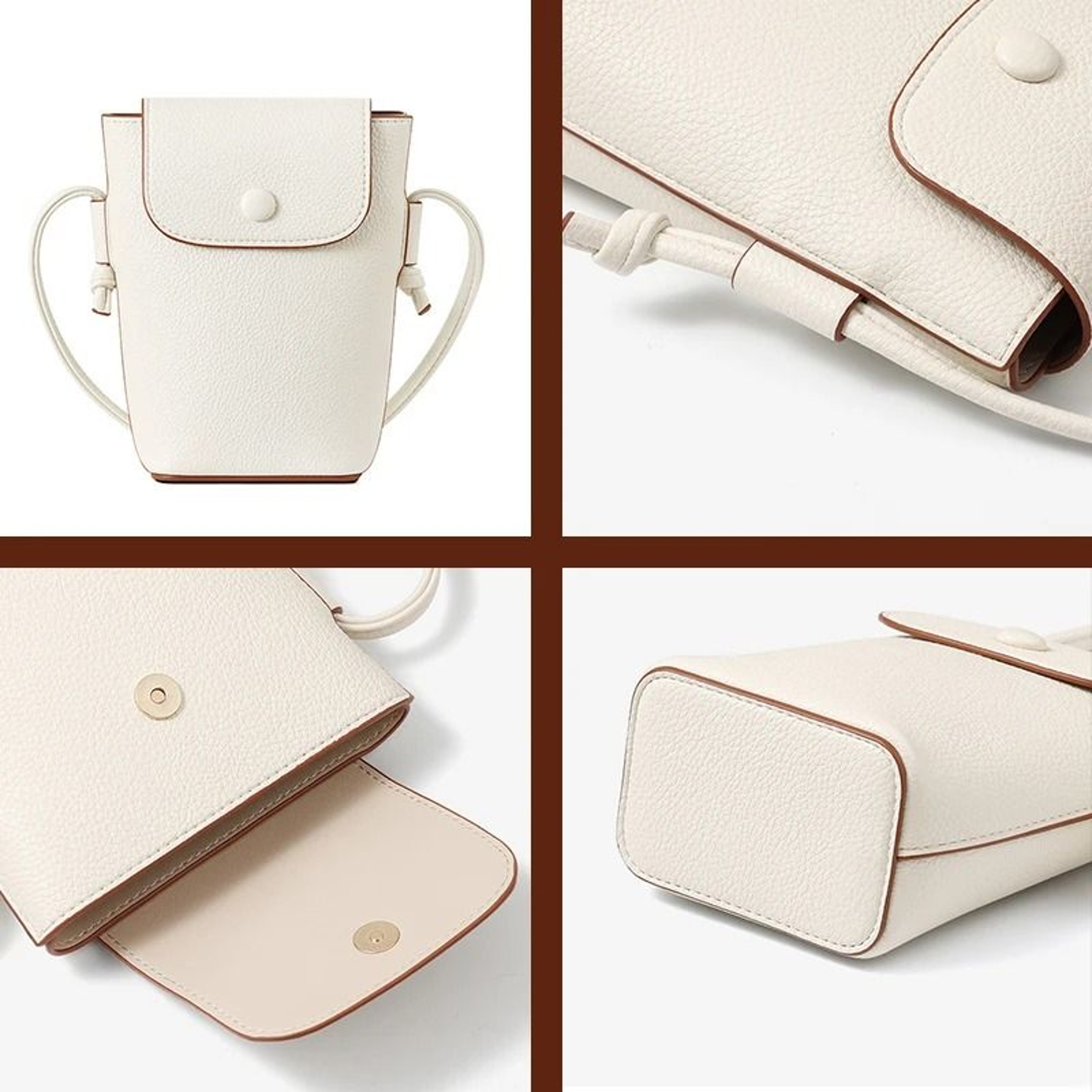 Fashionable Exquisite Soft Leather Crossbody Phone Bag 6
