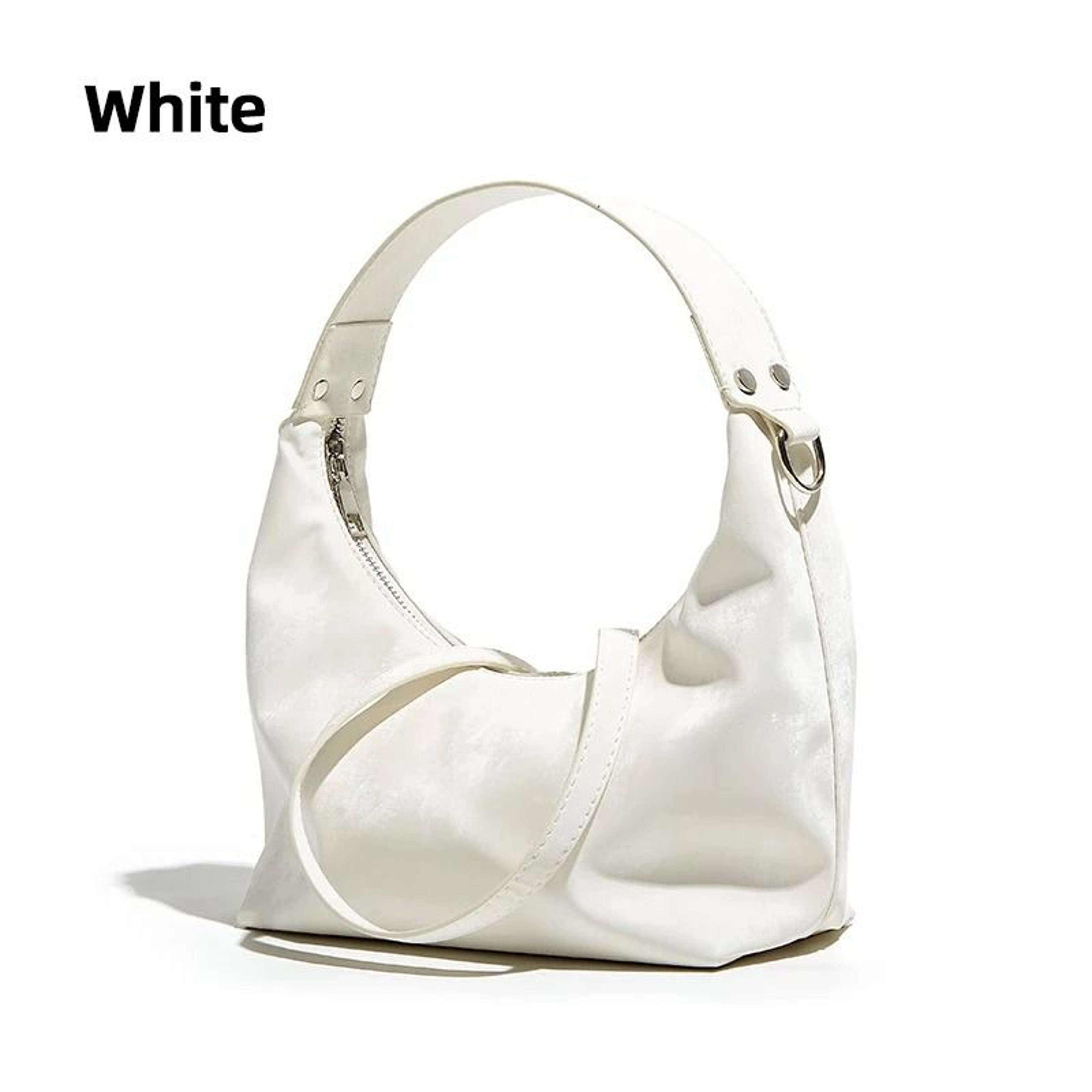 NeoChinese Style Jiaozi Bao Satin Underarm Handbag 9