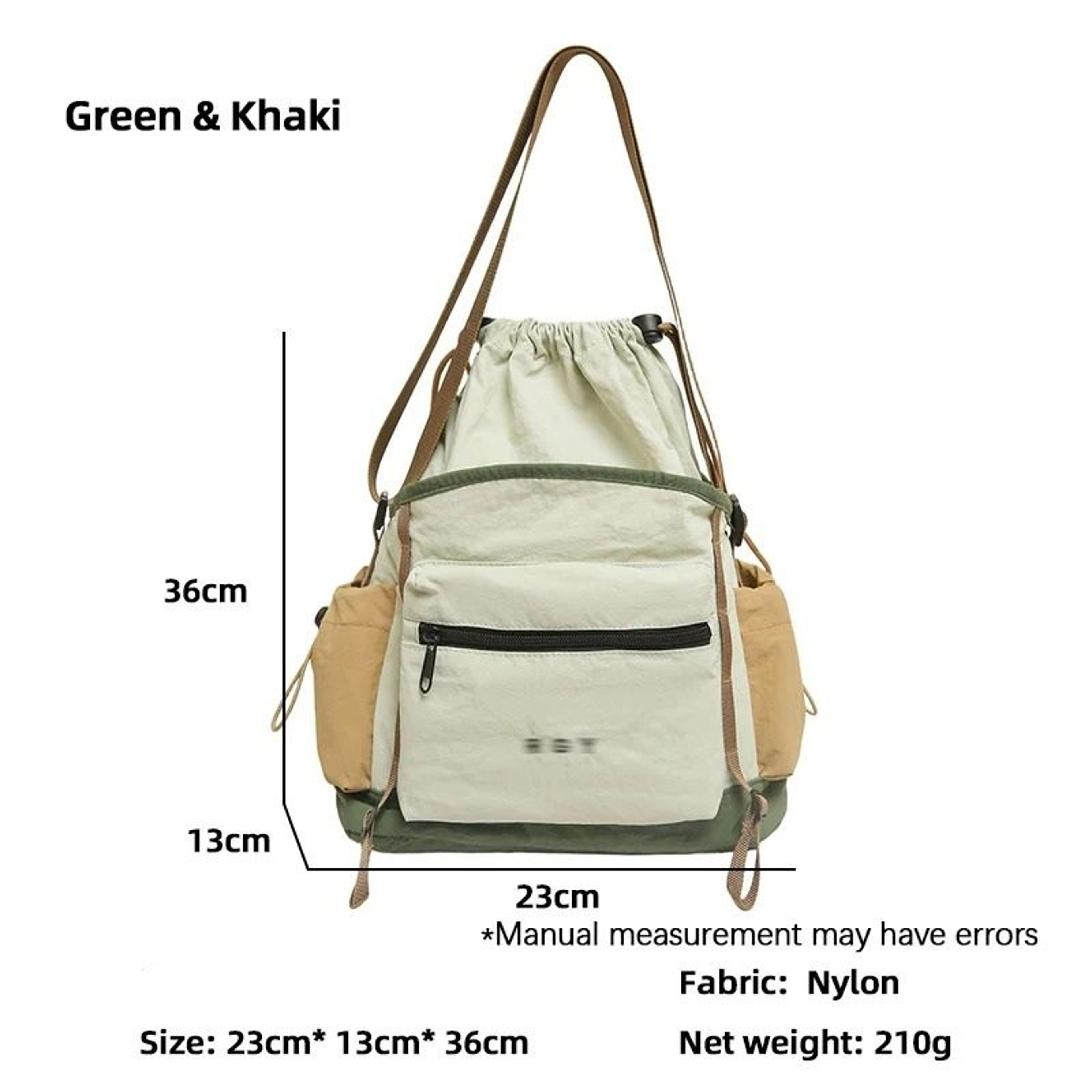 Versatile Crossbody Sports Bucket Bag For Hiking And Commuting 7