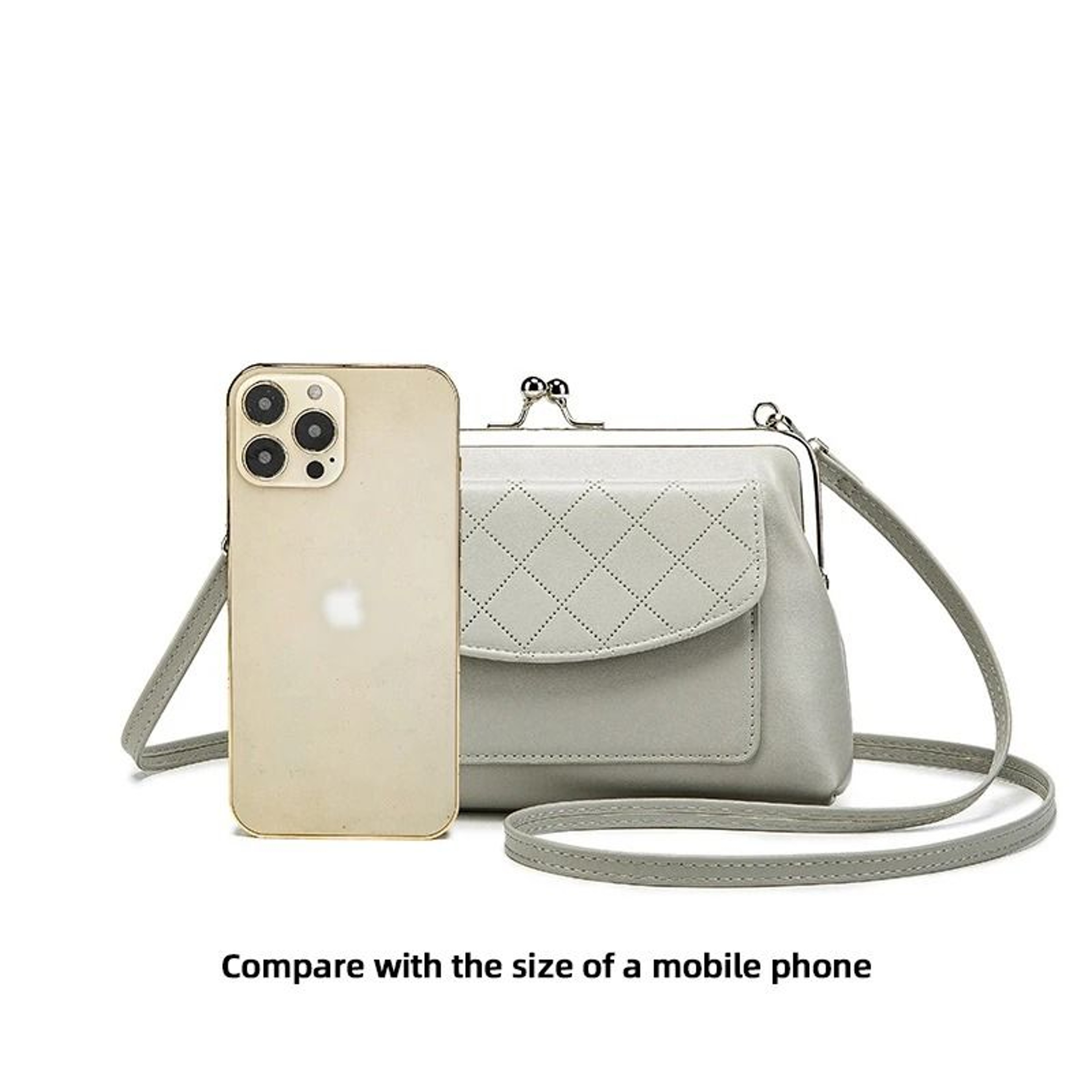 Fashionable Mandarin Duck Buckle SingleShoulder Mobile Phone Bag 2