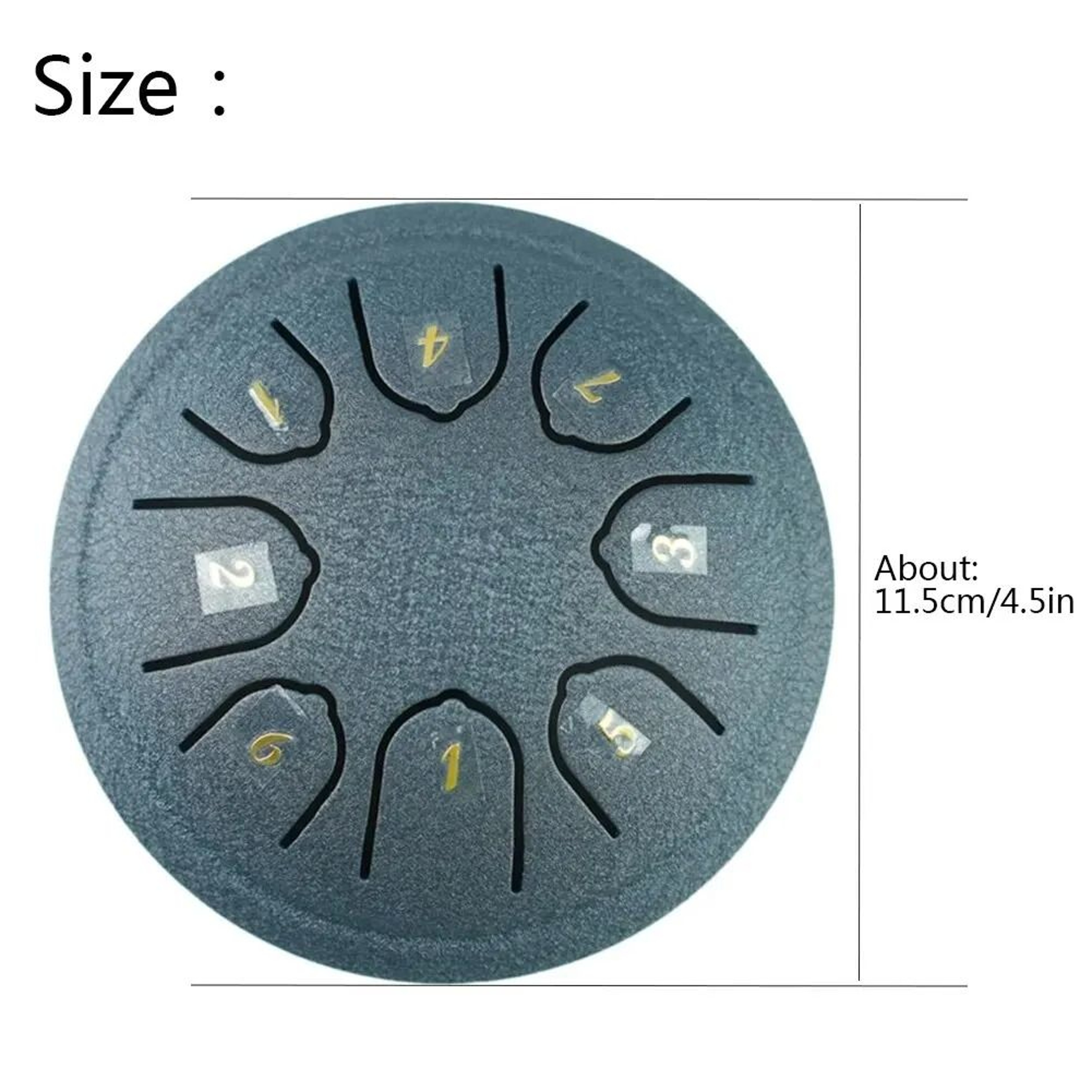 Mini 45Inch 8Tone Steel Tongue Drum 5