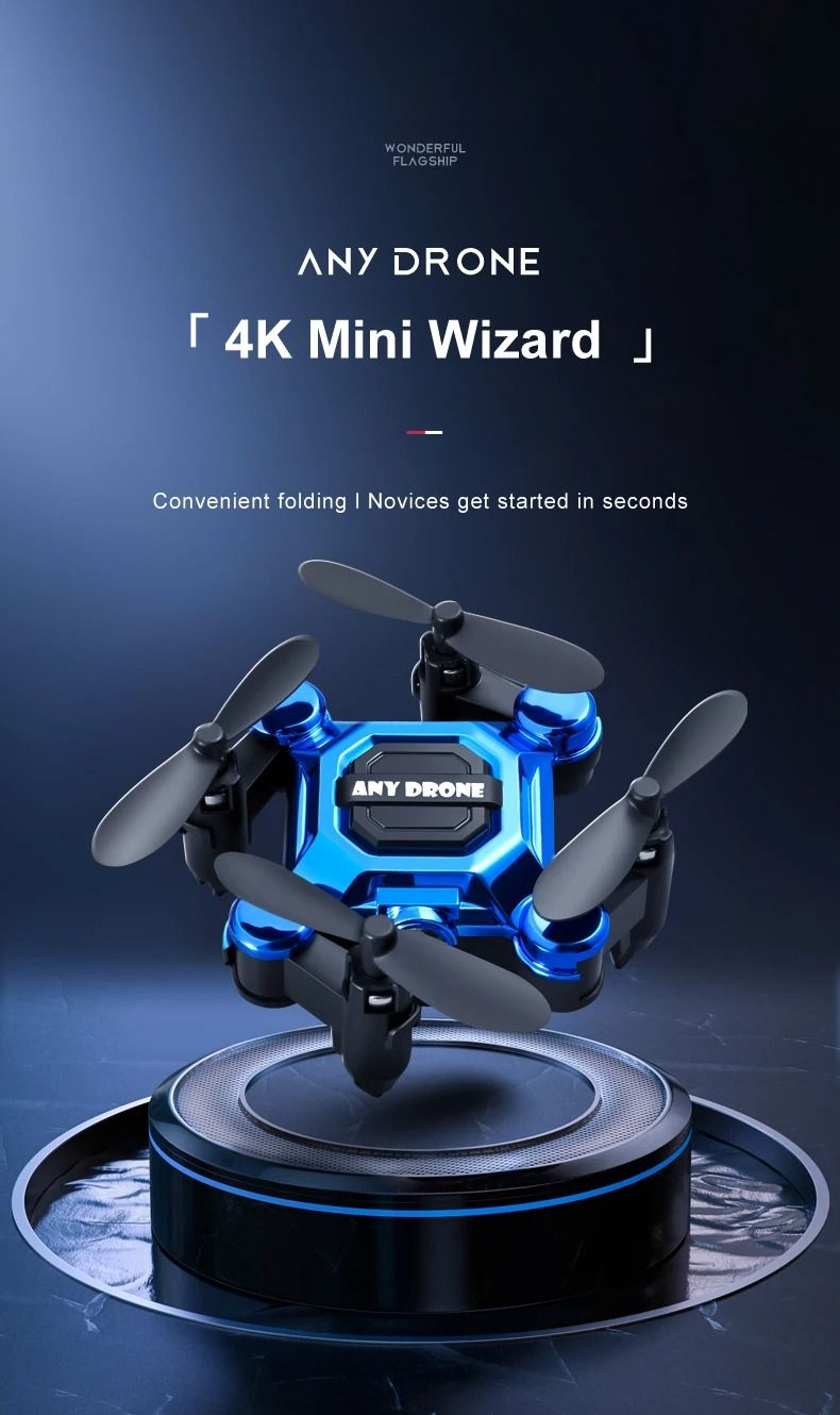 Mini Folding Pocket Storage Aerial Photography Drone 6