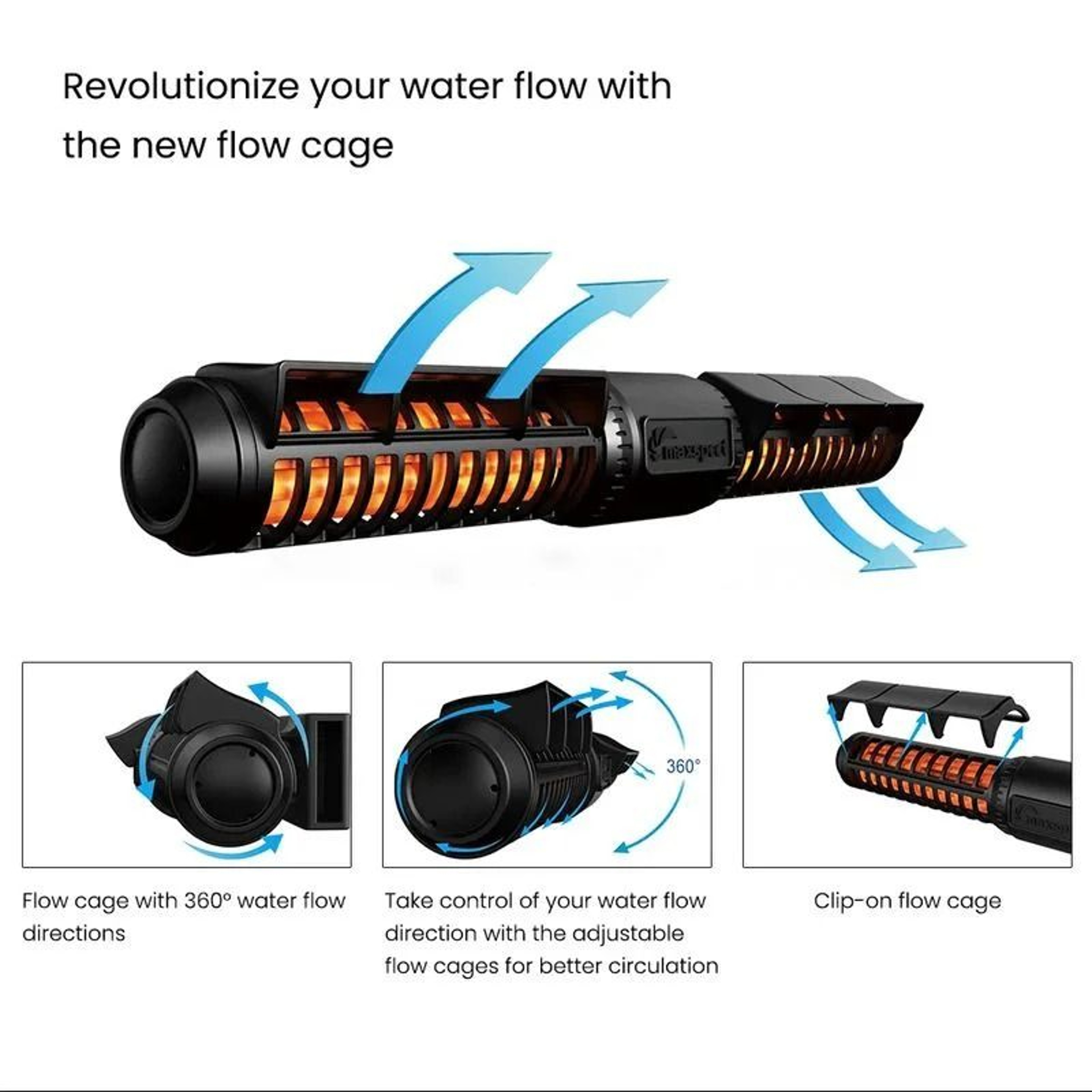 Advanced Crossflow Gyre Wave Maker With Smart Color Controller 1