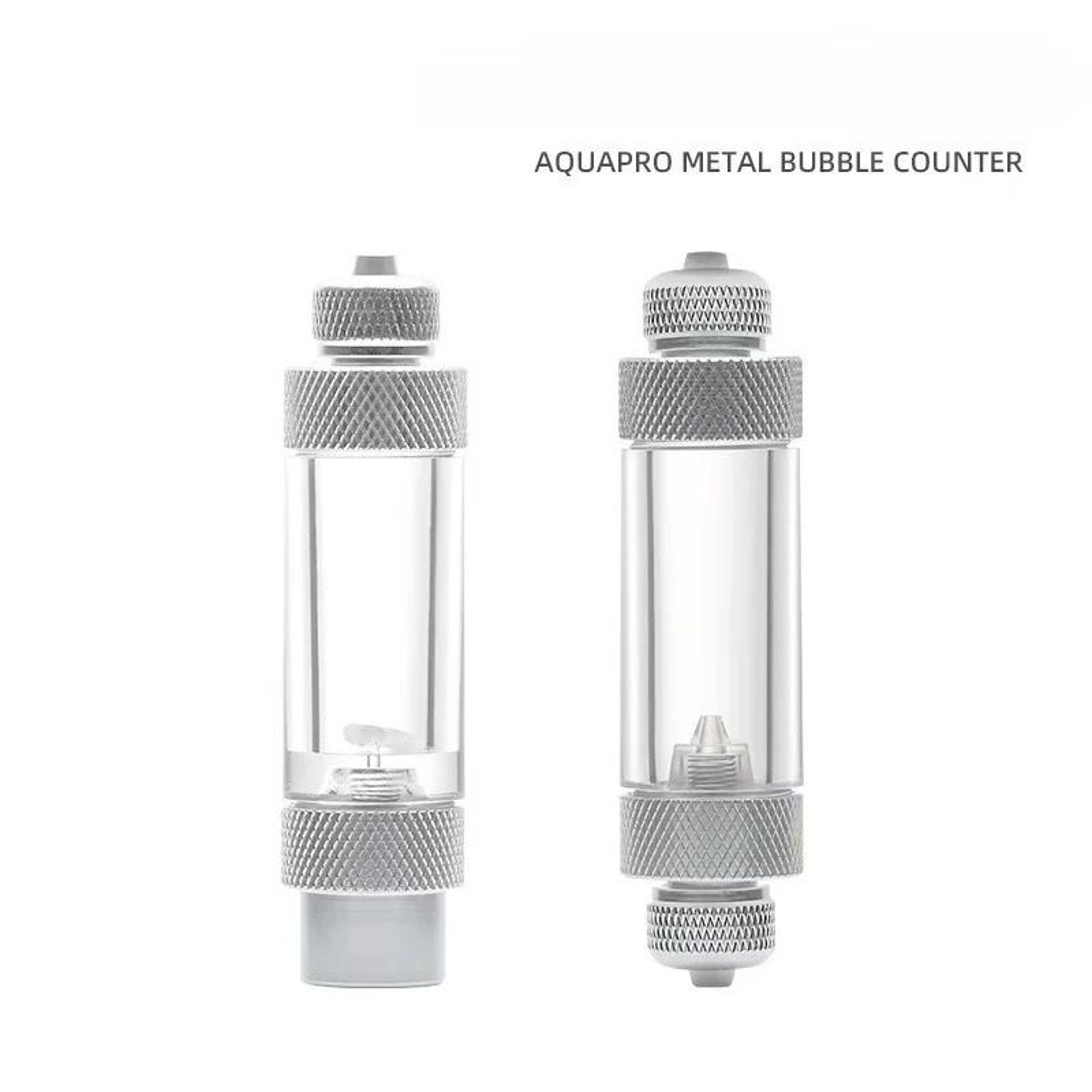 Precision DualHead CO2 Bubble Counter With Integrated Check Valve 2