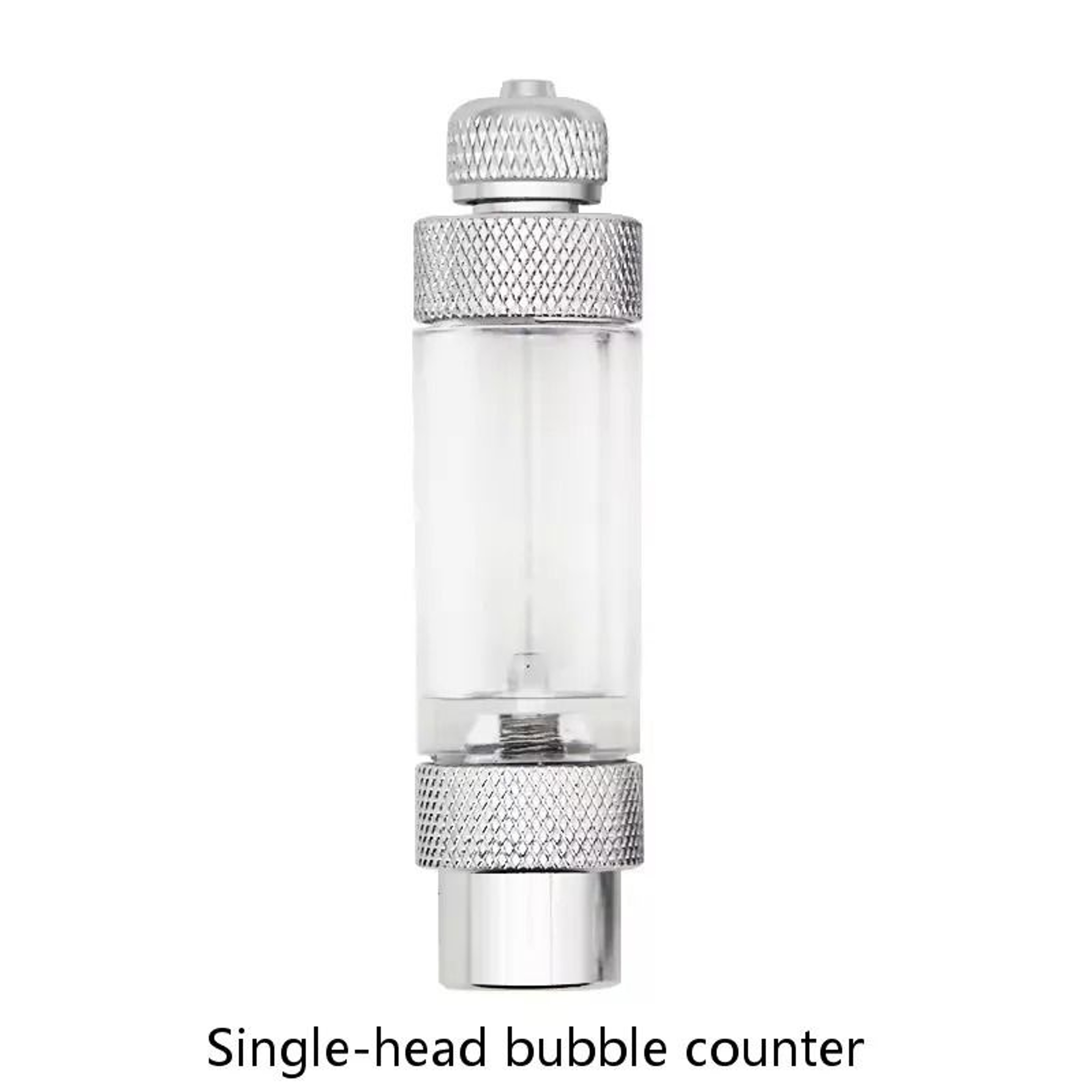 Precision DualHead CO2 Bubble Counter With Integrated Check Valve 8