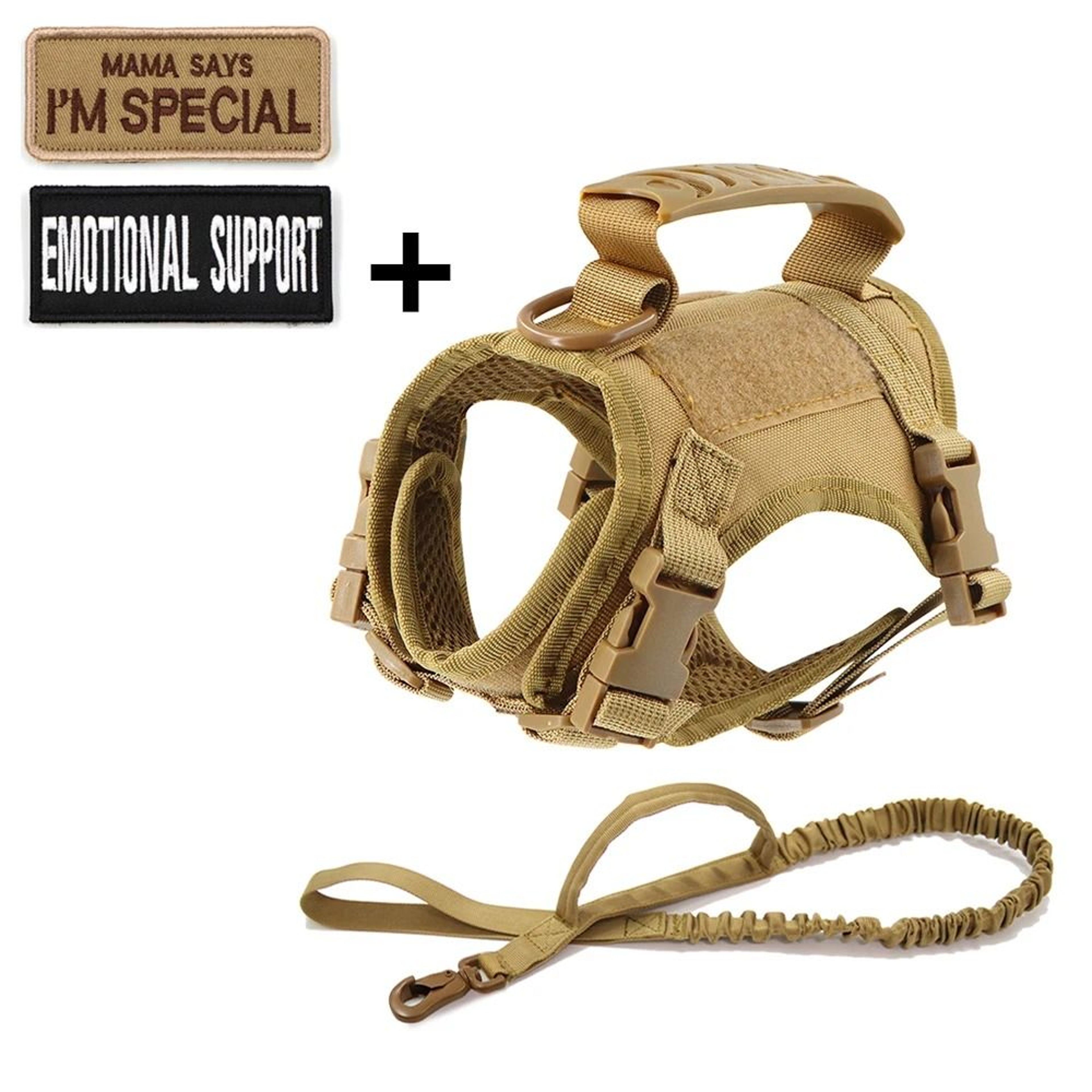 Professional Tactical Adventure Cat Harness And Leash Set 8