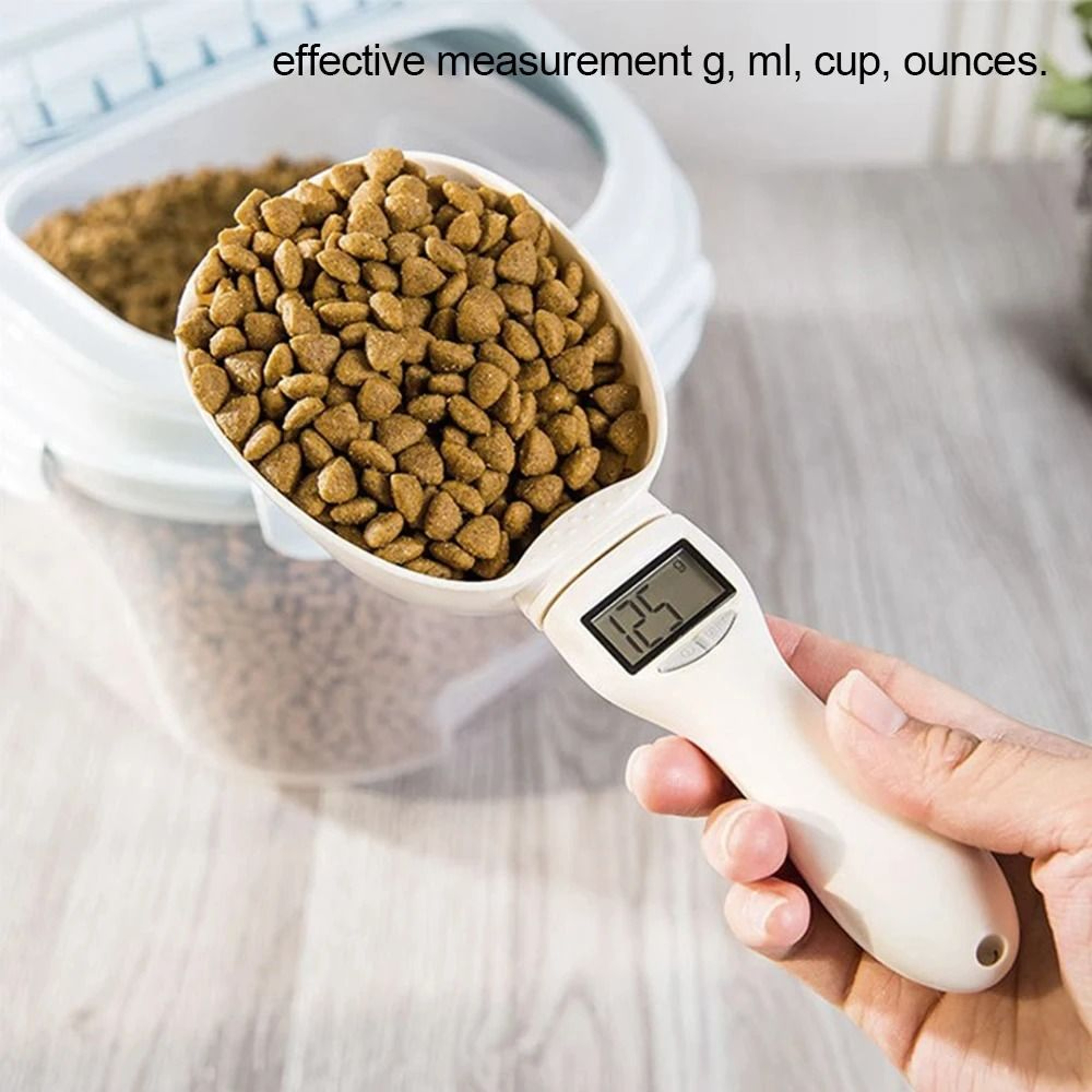 Professional Digital Pet Food Measuring Scale Scoop 0