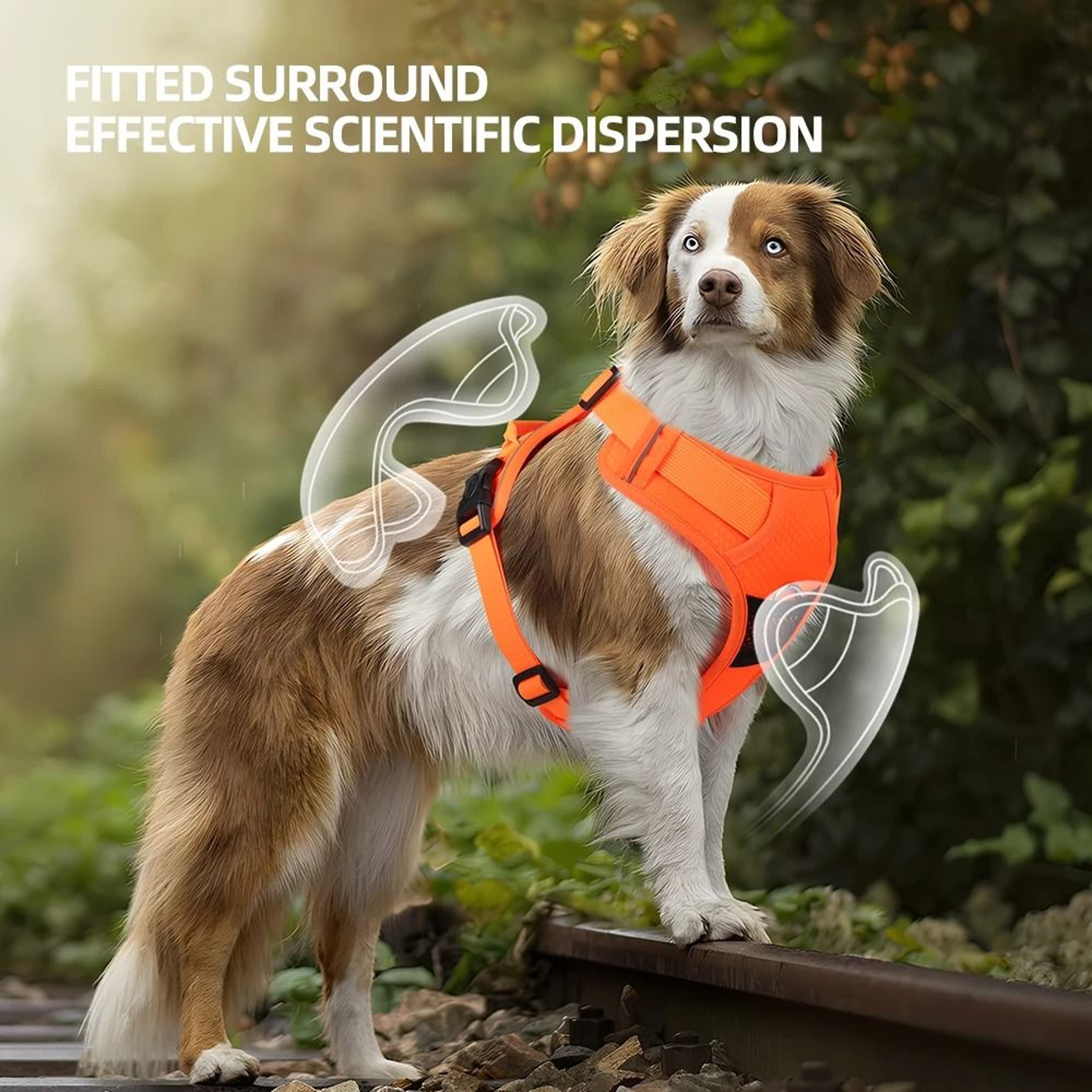 Professional NoPull Reflective Nylon Safety Dog Harness 1