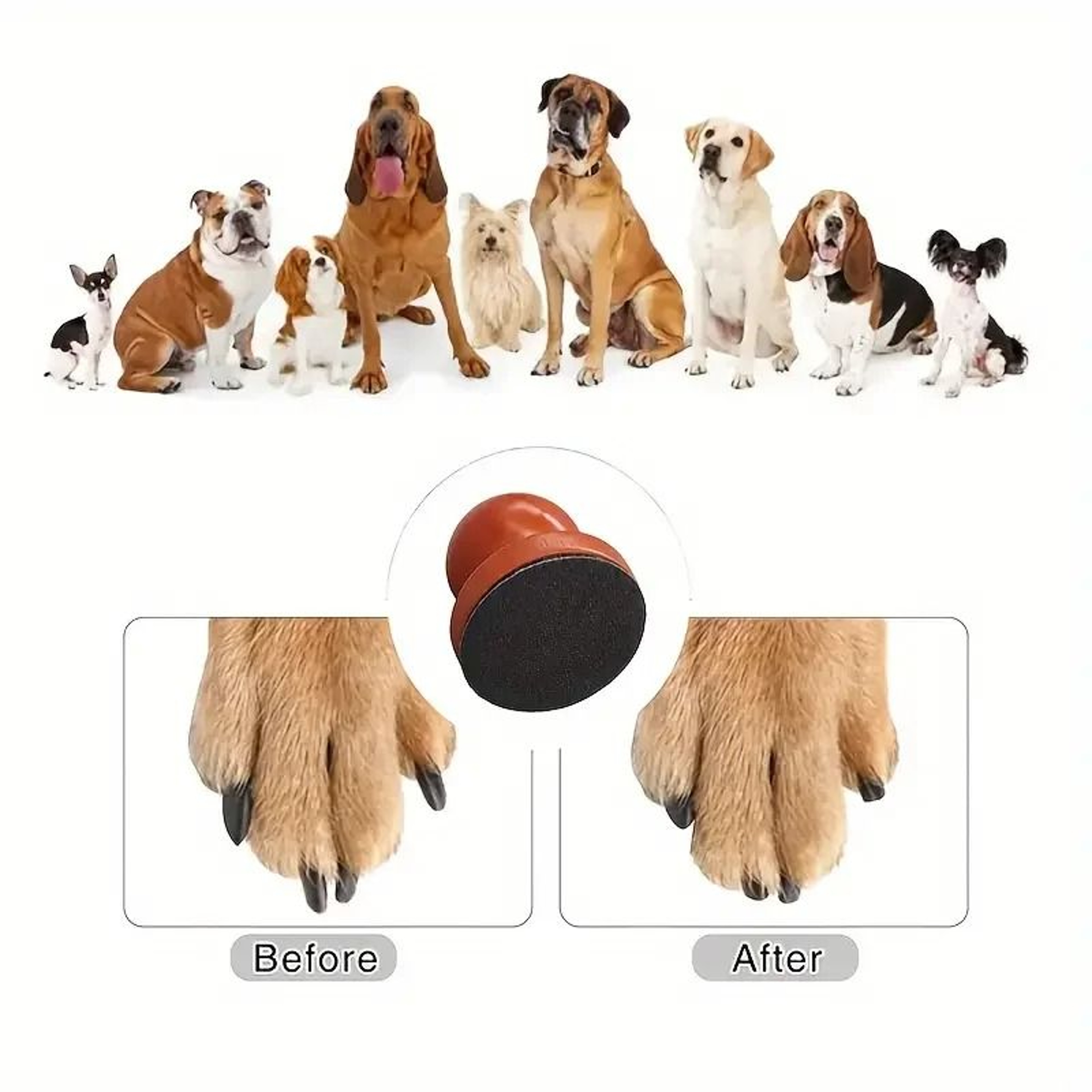Professional Manual Wooden Dog Nail File And Scratching Board 2