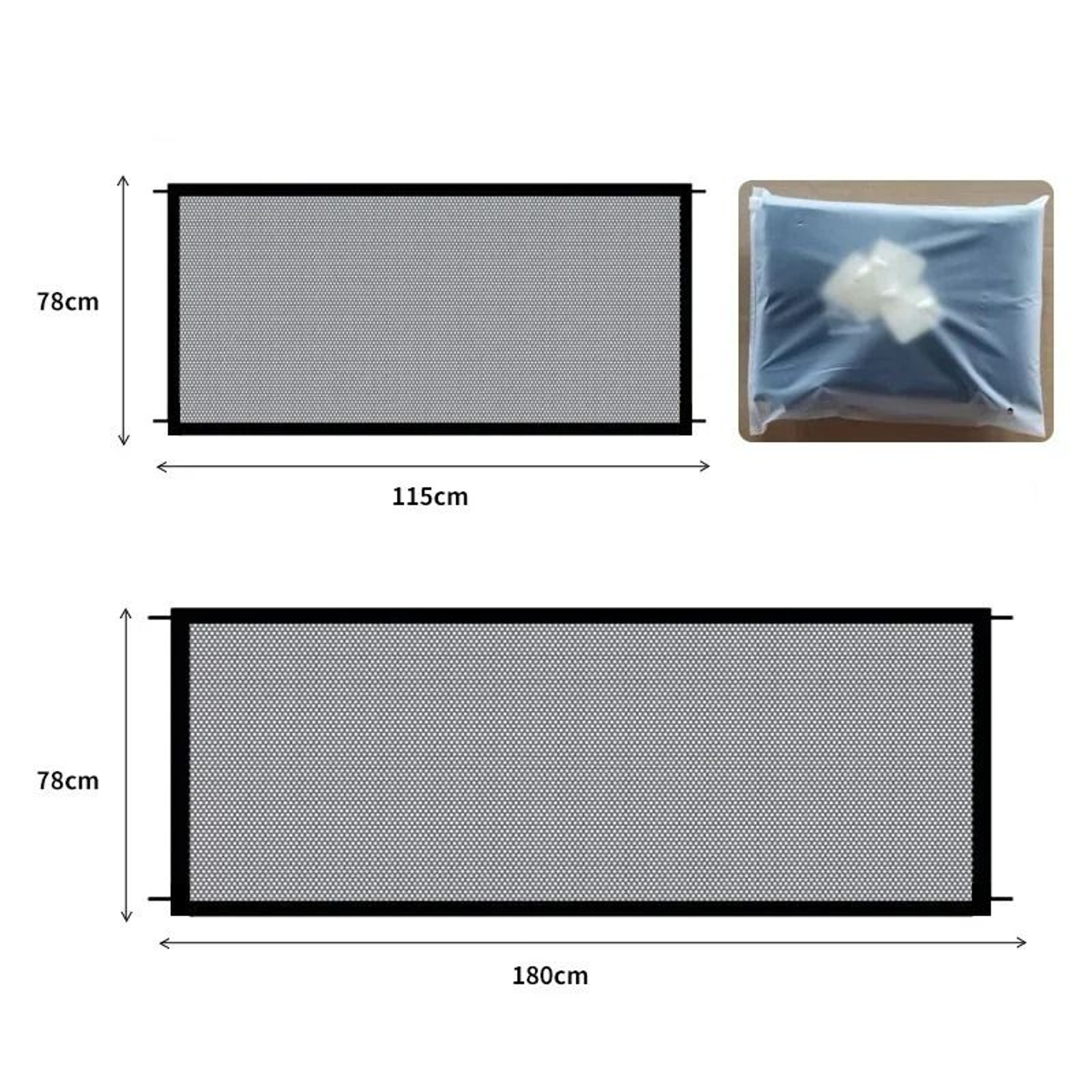 Professional Folding Mesh Pet Safety Gate And Isolated Barrier 7