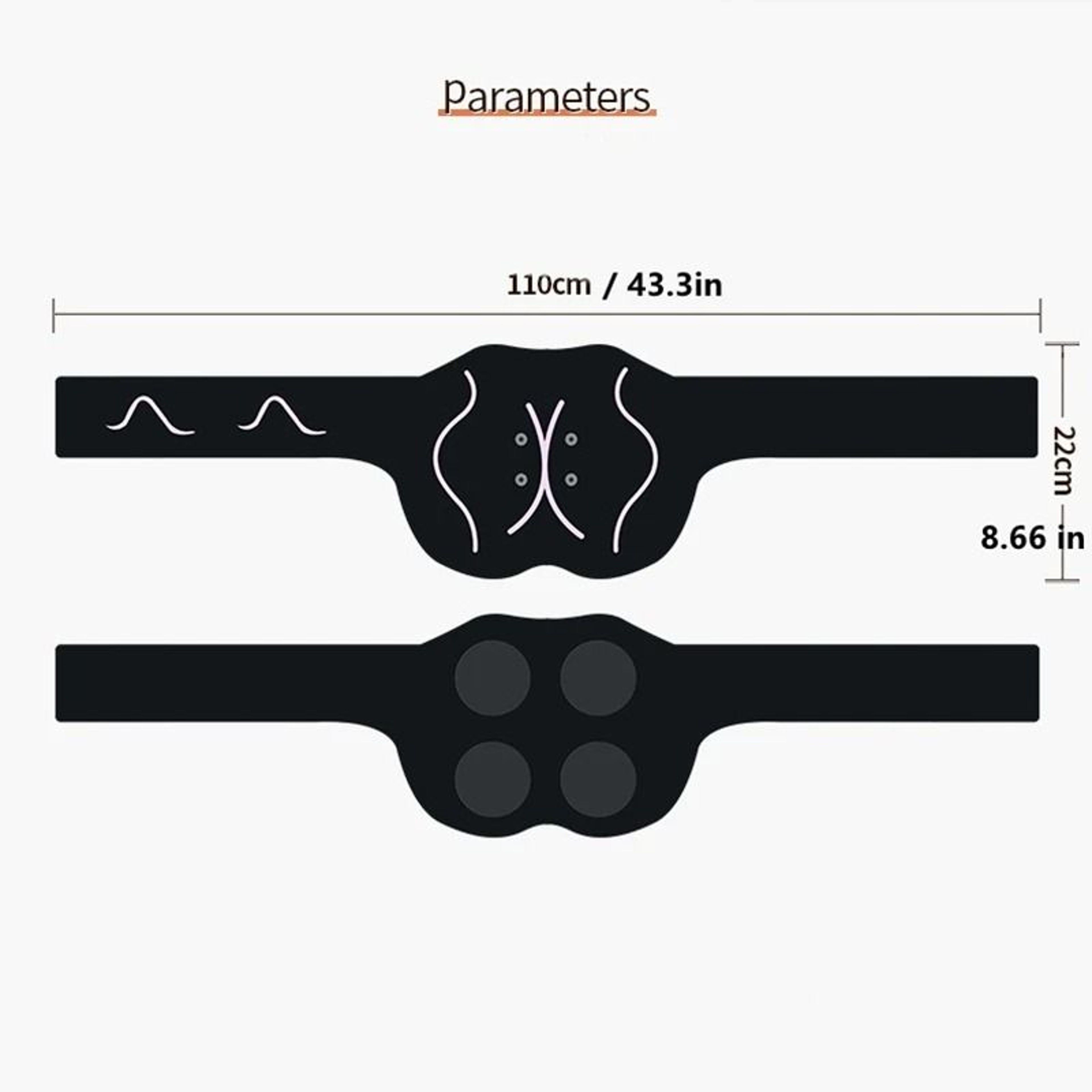 EMS Electric Hip Trainer With Remote Control And Heating Massager 4