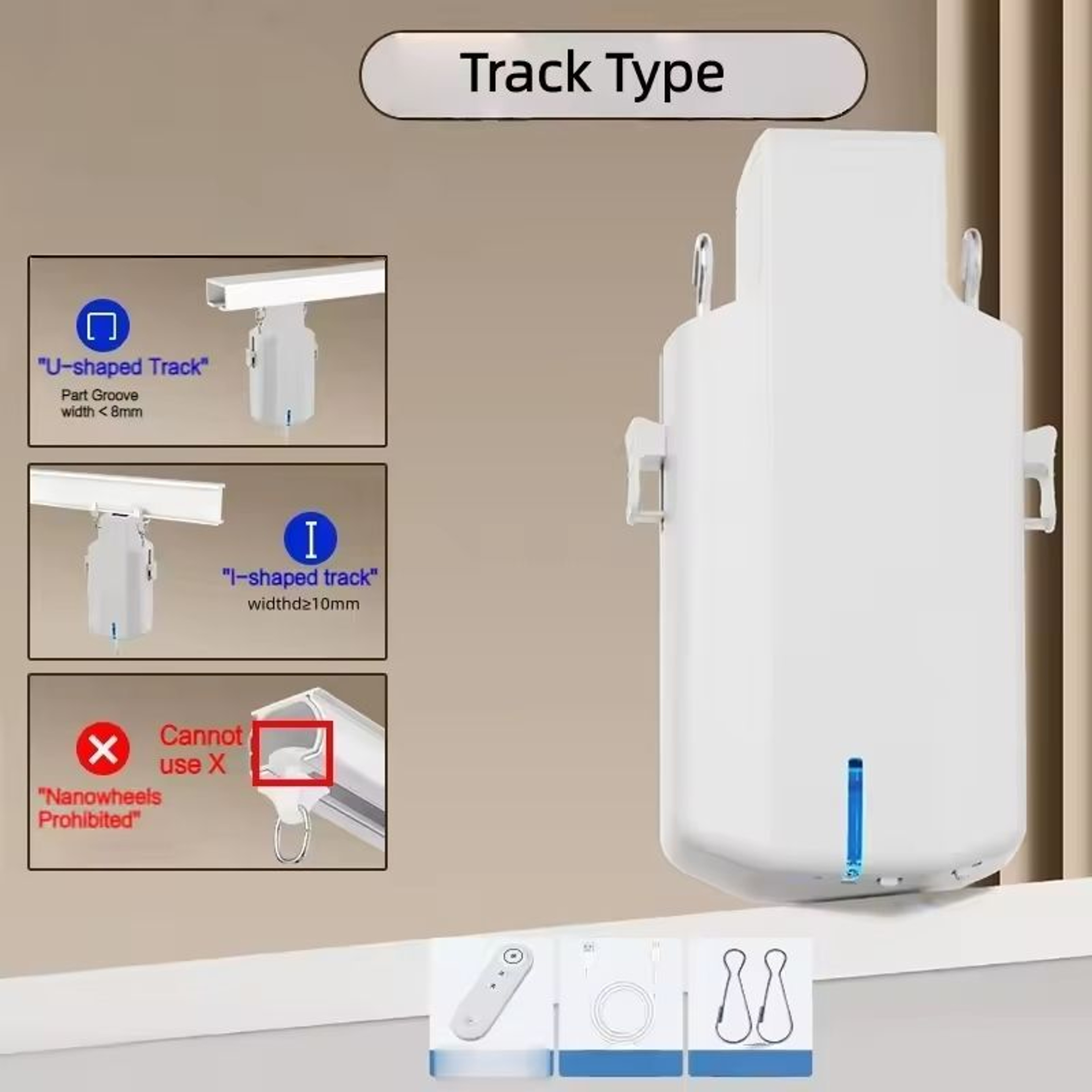 Smart Electric Curtain Robot And Automatic Opener 6