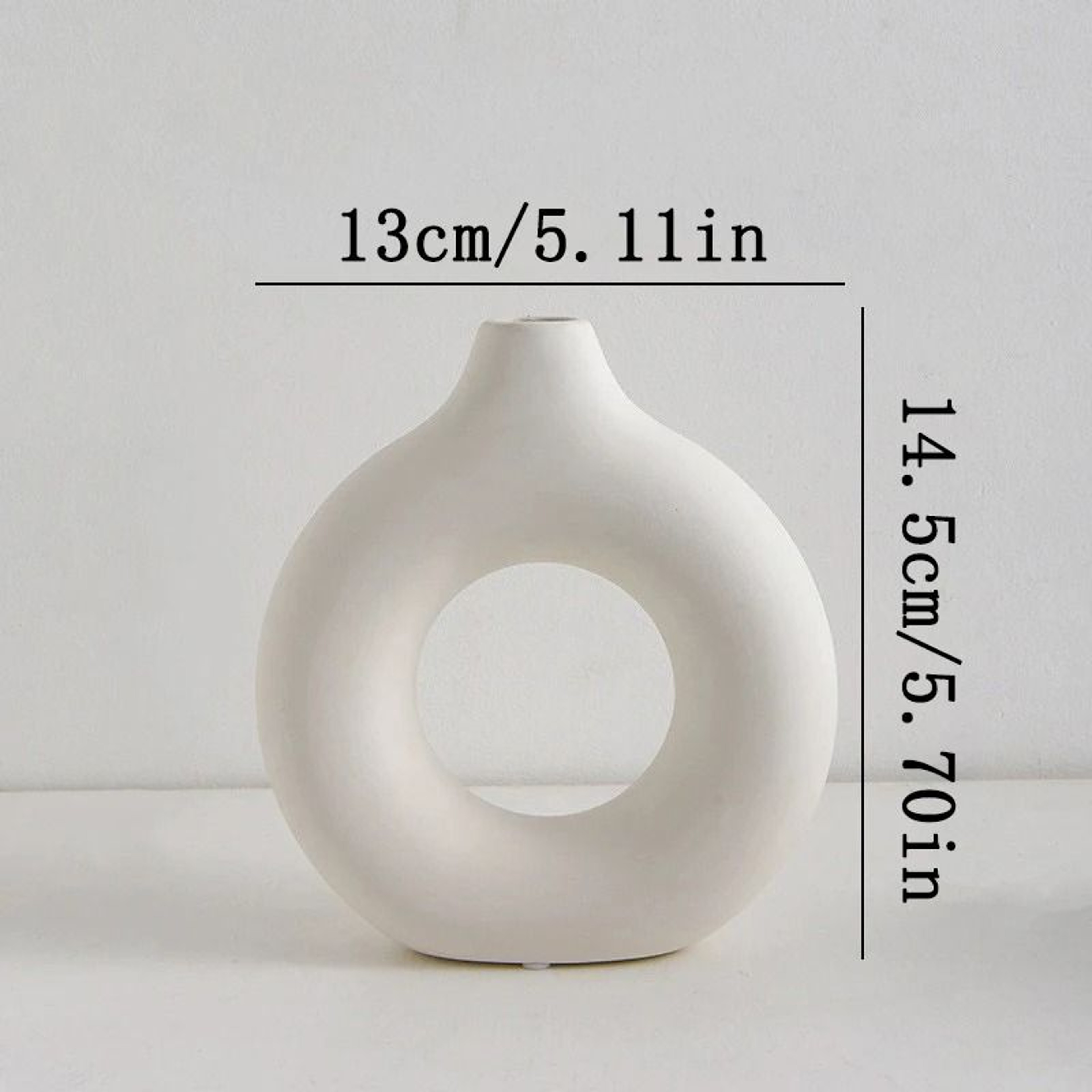 Nordic Minimalist Donut Vase For Modern Home Decor 8