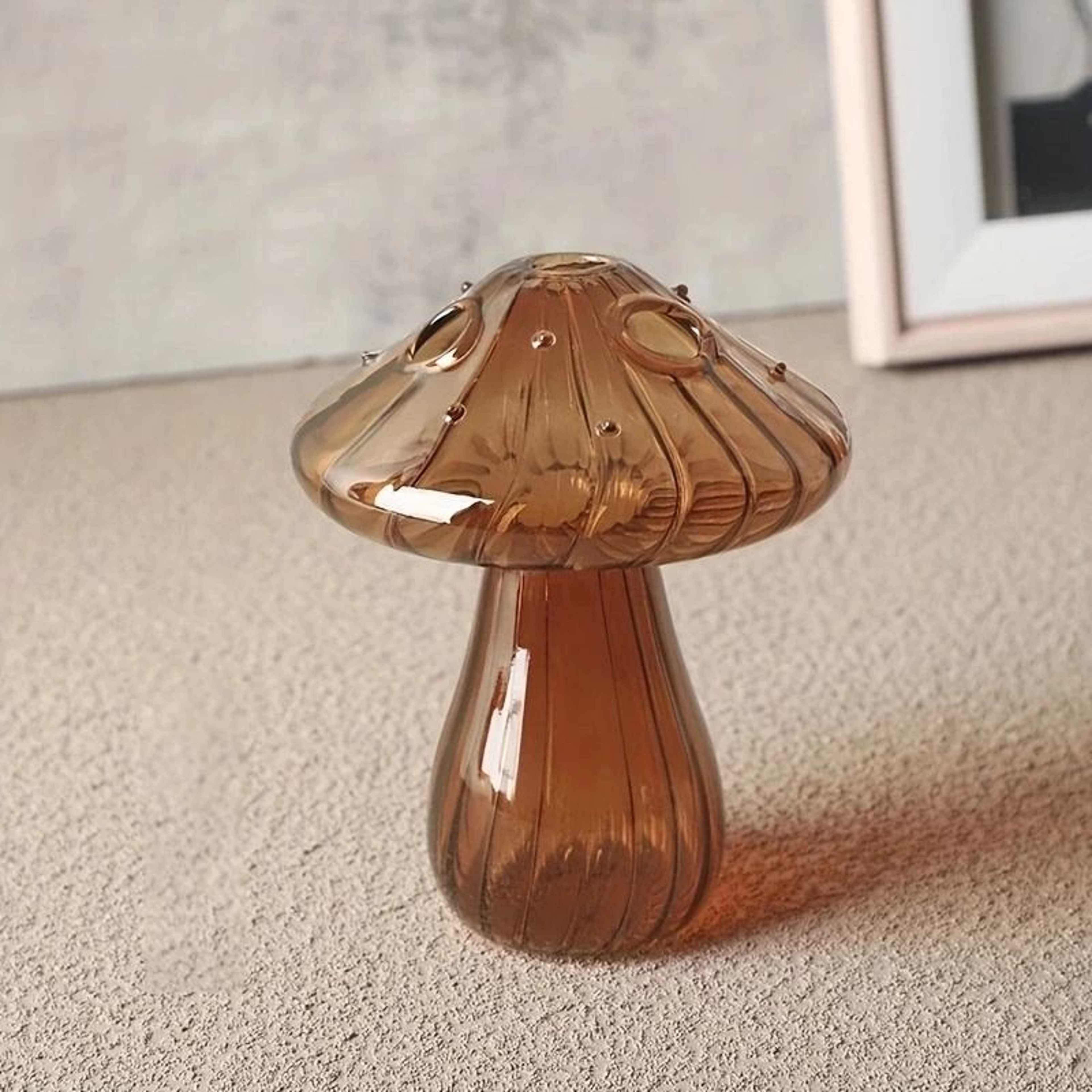 Whimsical Mushroom Glass Hydroponic Vase And Aromatherapy Bottle 6