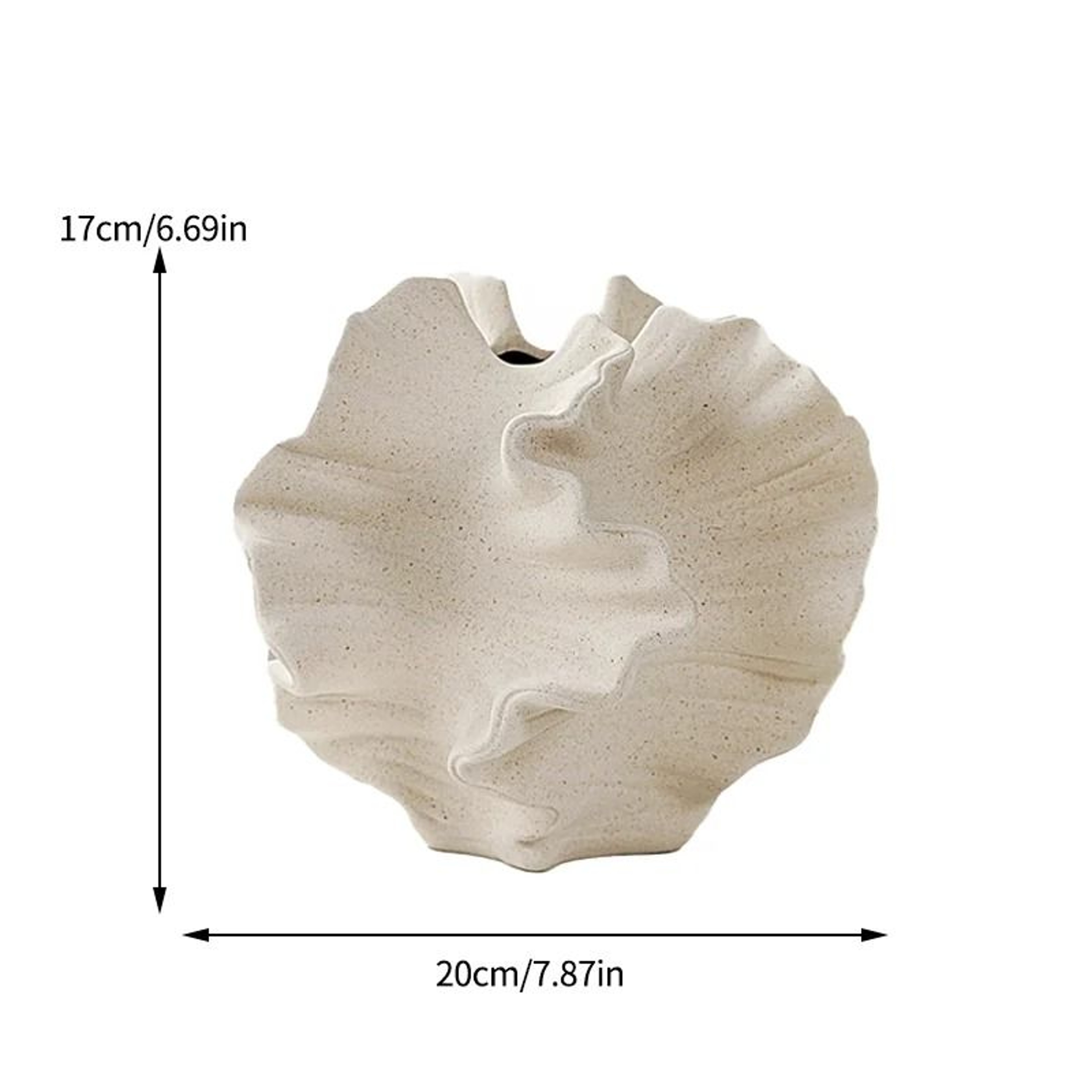 Nordic Minimalist Ceramic Coral Mirage Vase 6
