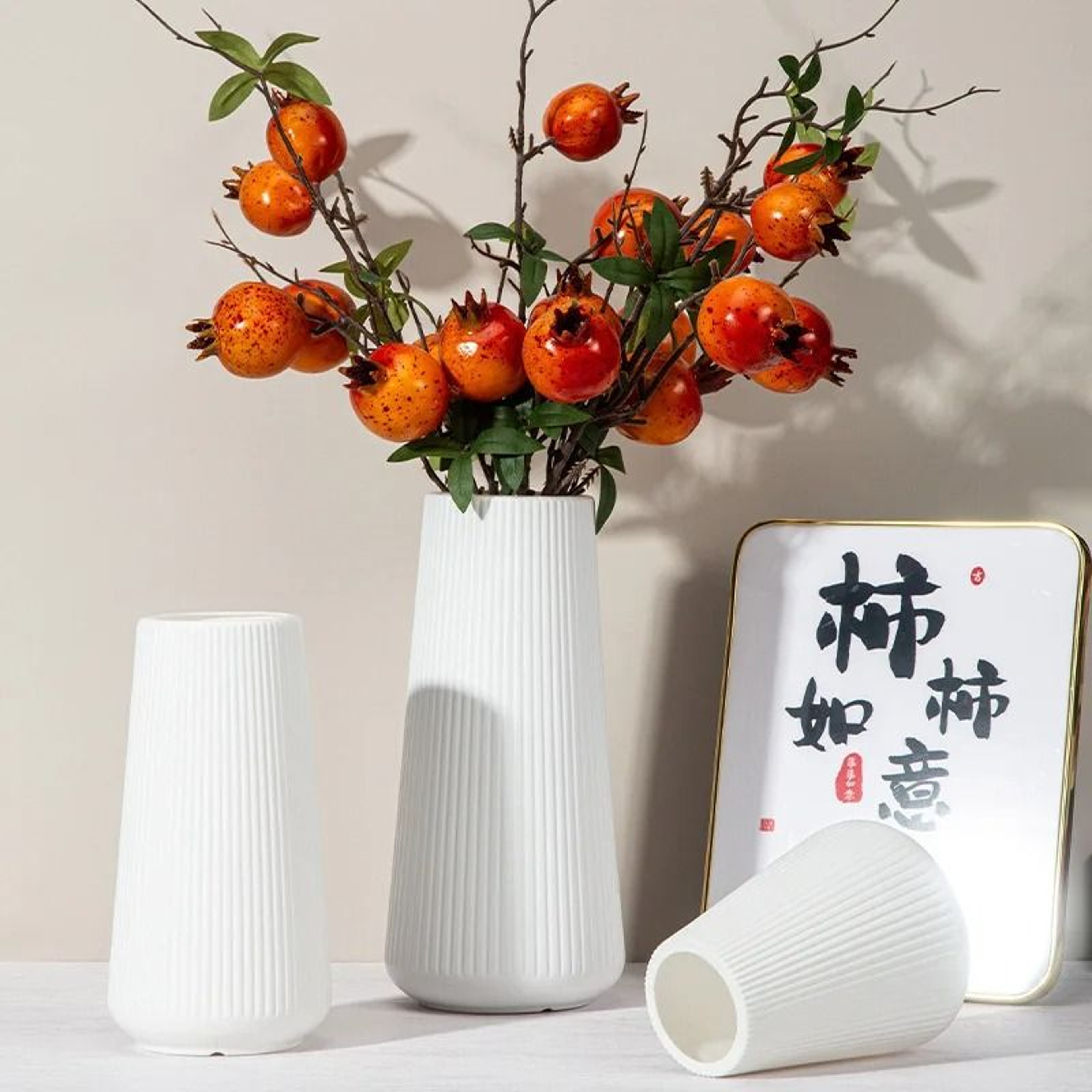 Elegant Nordic Plastic Flower Vase And Creative Home Decor 3
