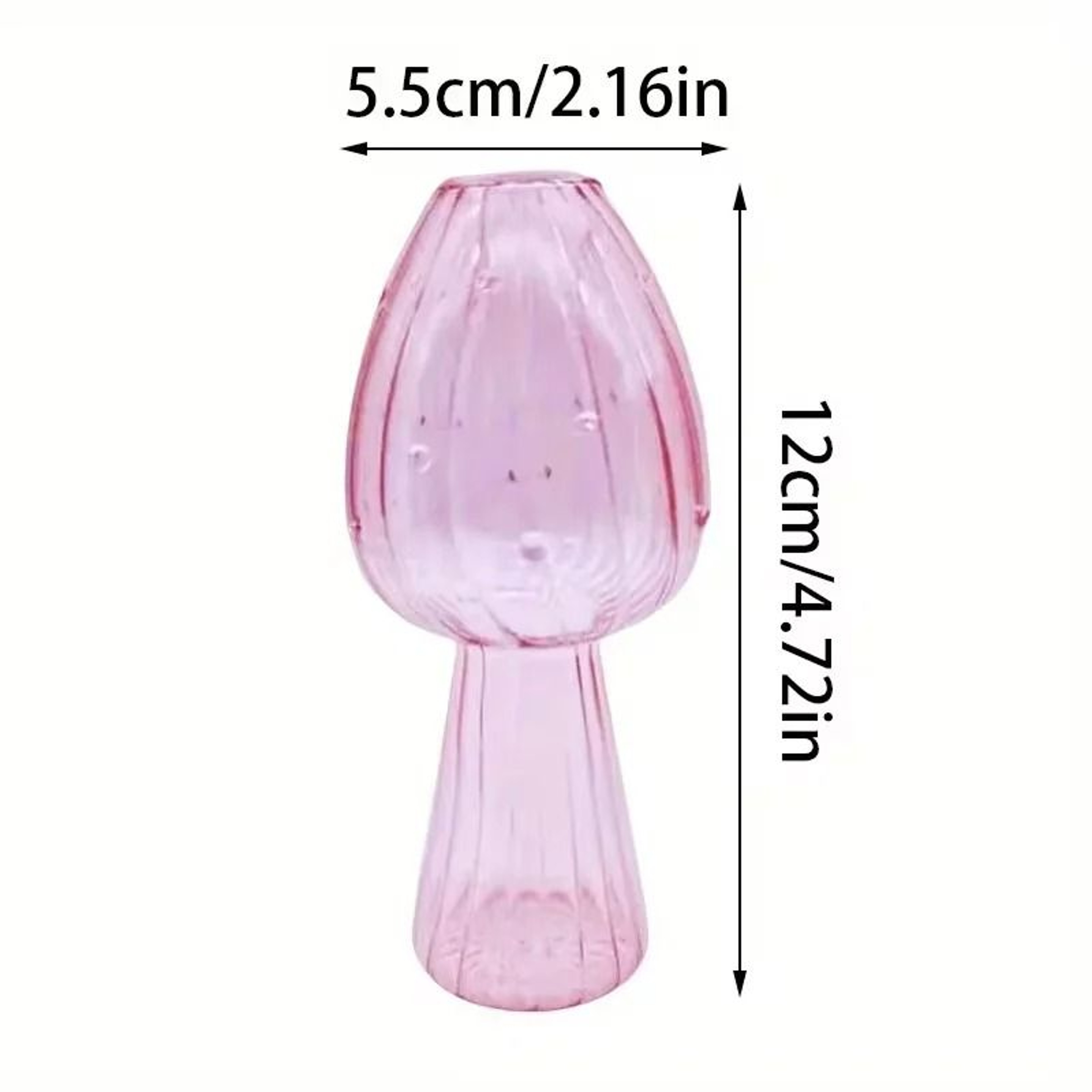 Colorful Mushroom Glass Hydroponic And Aromatherapy Vase 11
