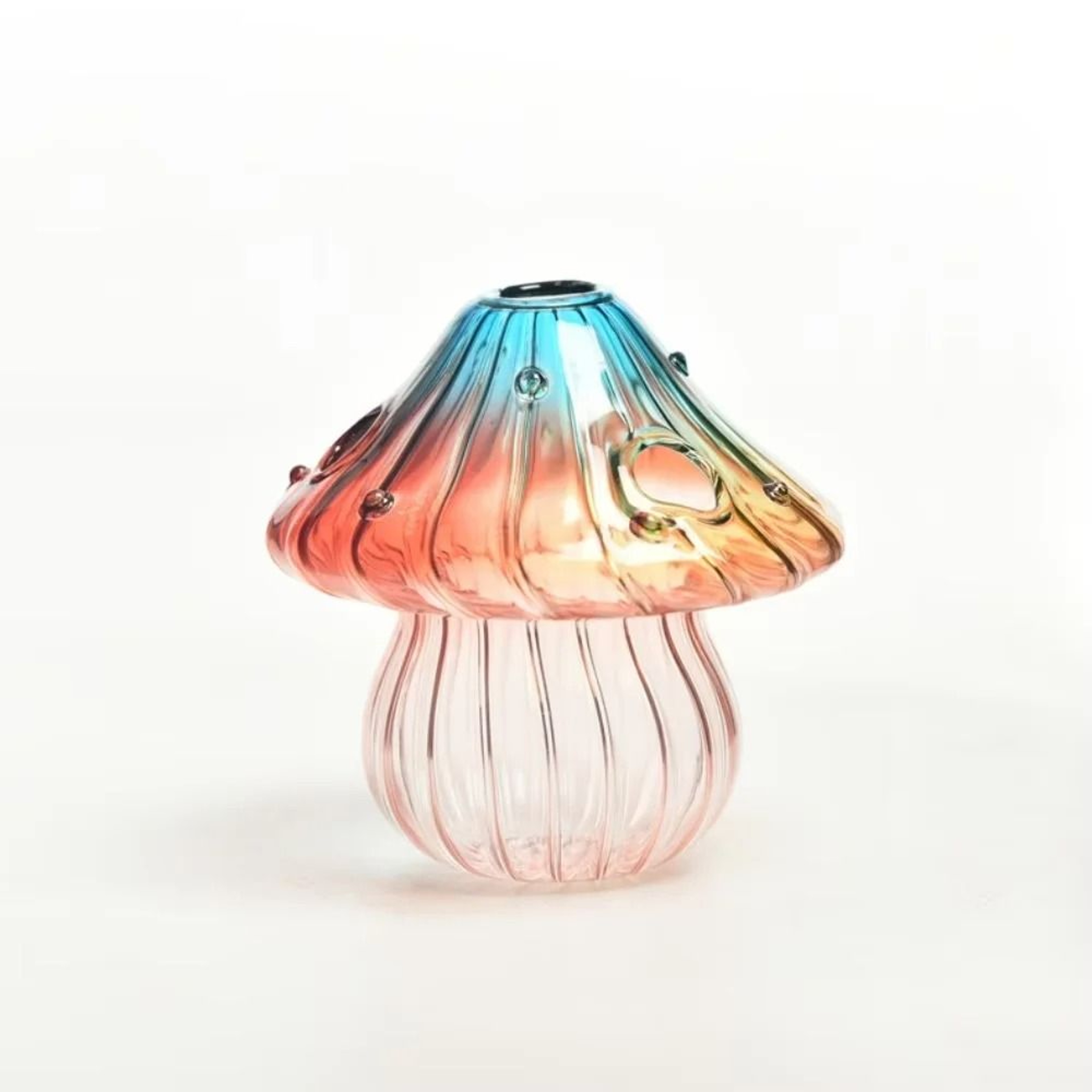 Colorful Mushroom Glass Hydroponic And Aromatherapy Vase 14