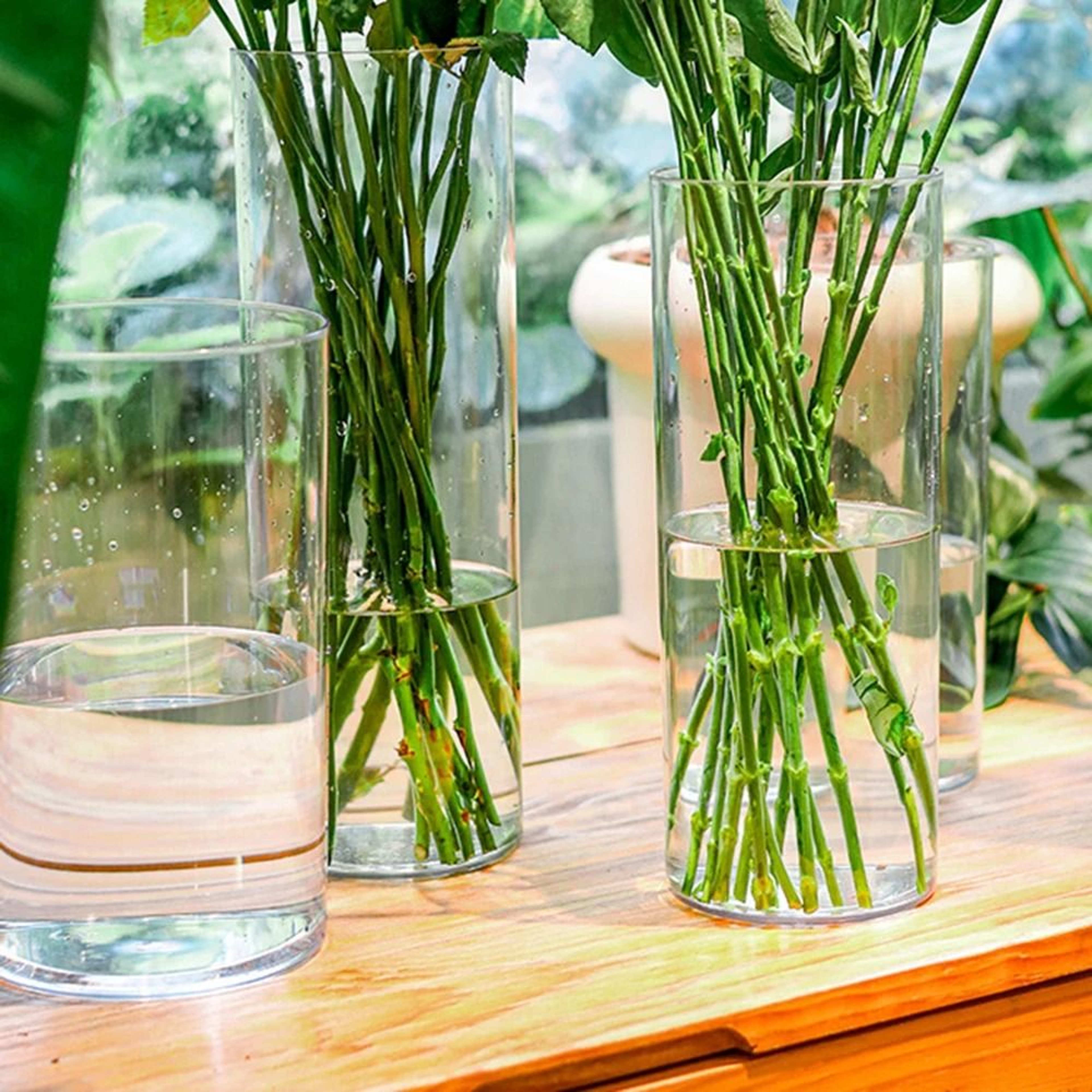 Acrylic Clear Flower Vase Collection 3