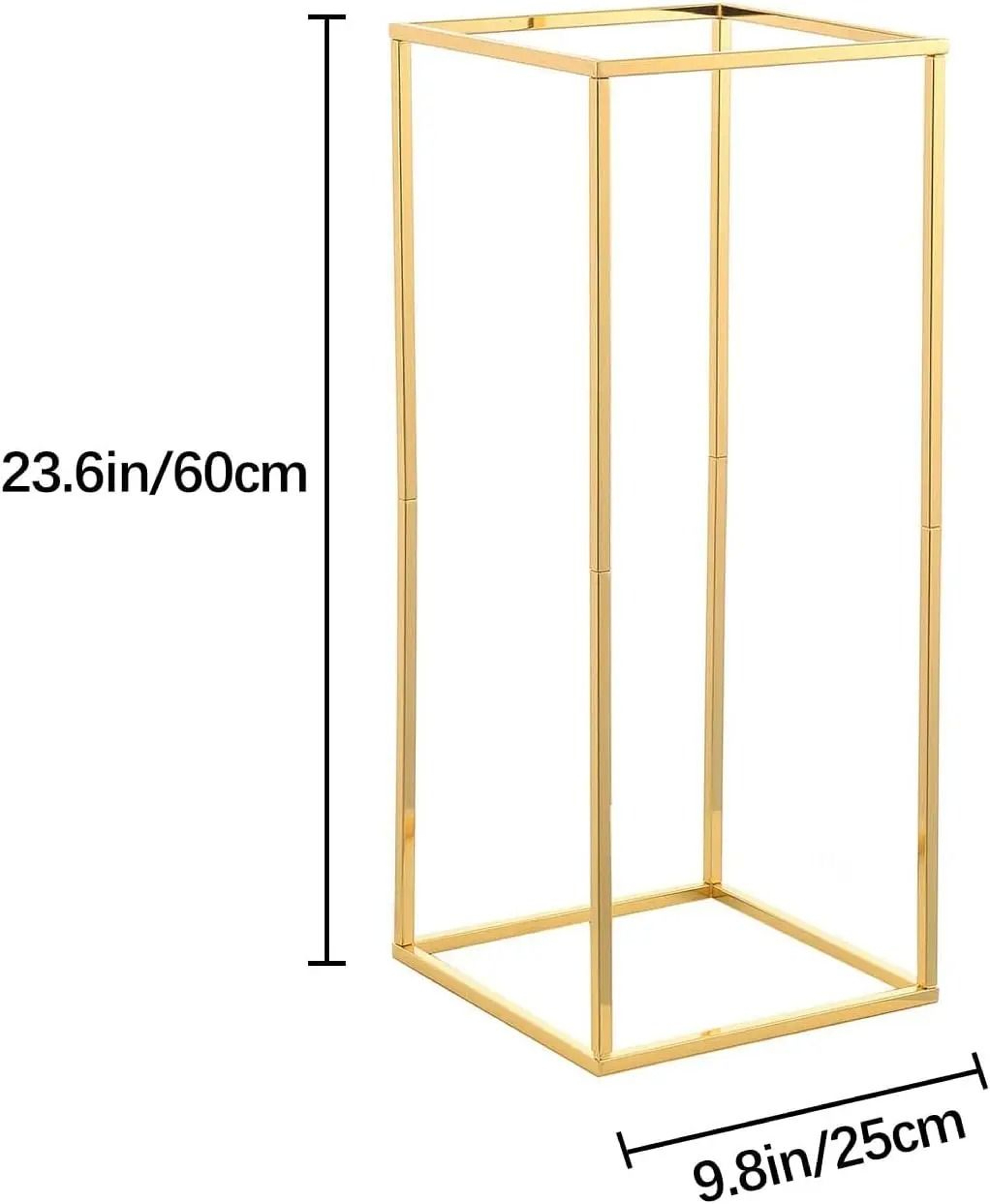 Elegant Gold Wedding Flower Vase Stand Set 1