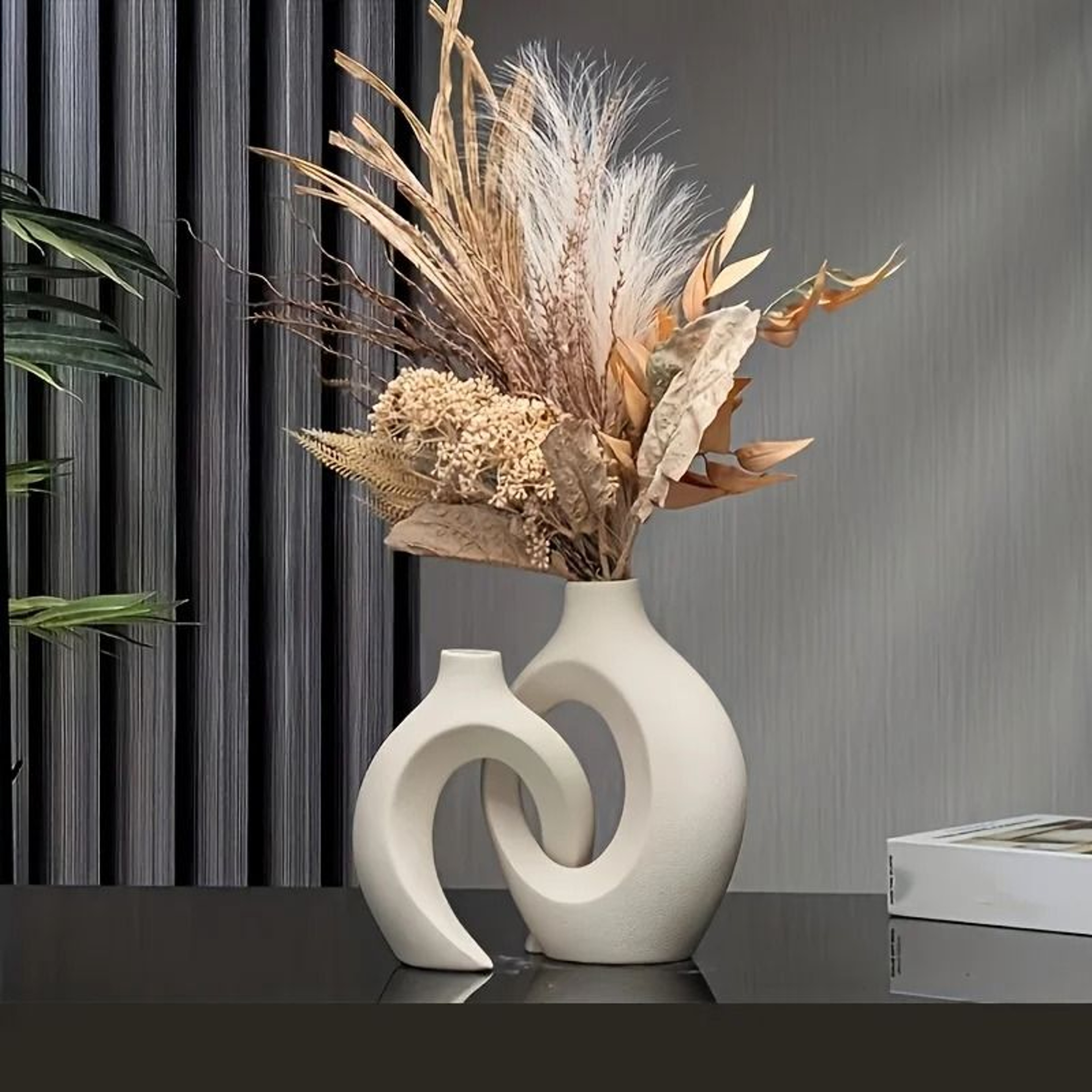 Hollow Nordic Modern Ceramic Vase Set 7