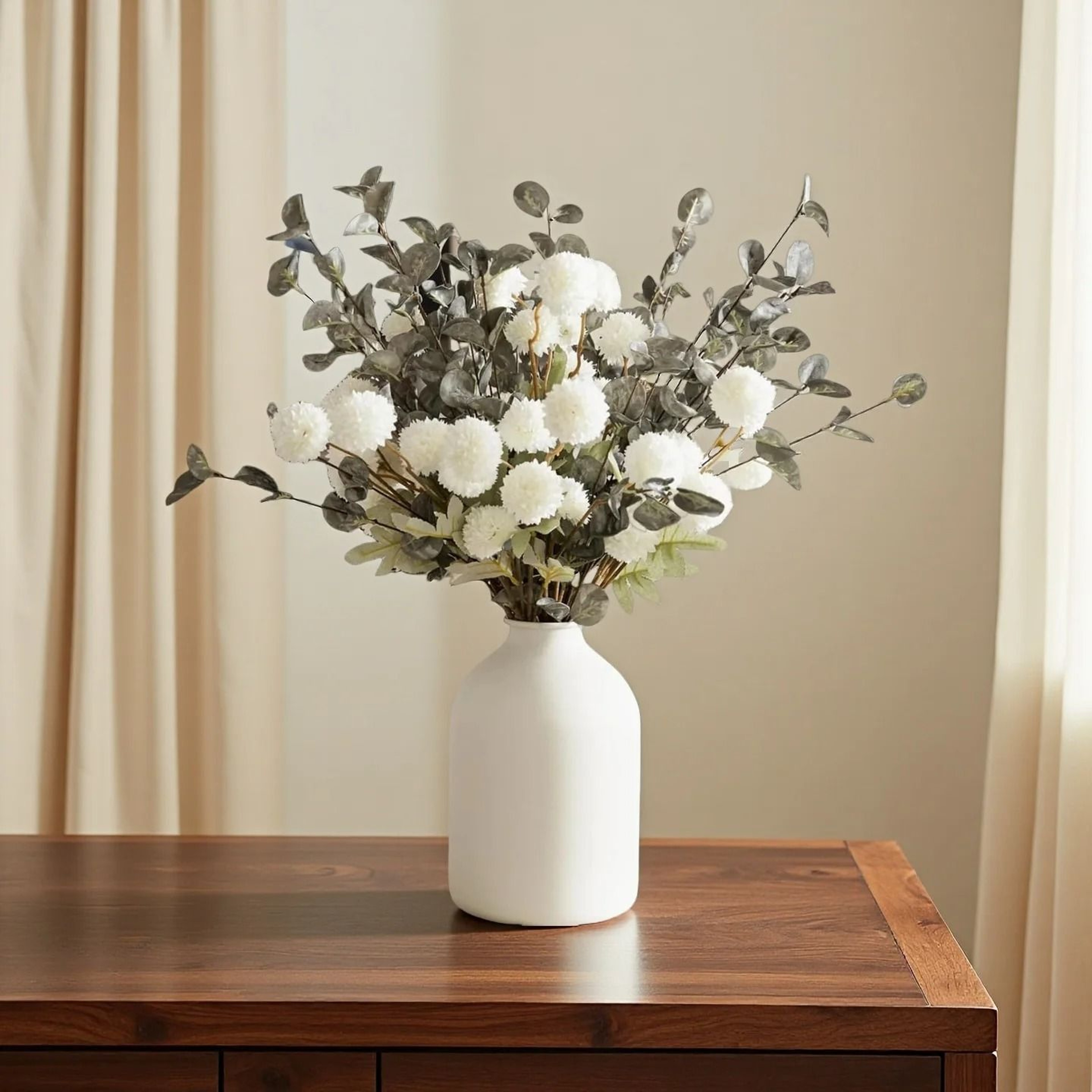 Minimalist Matte Black Metal Vase 6