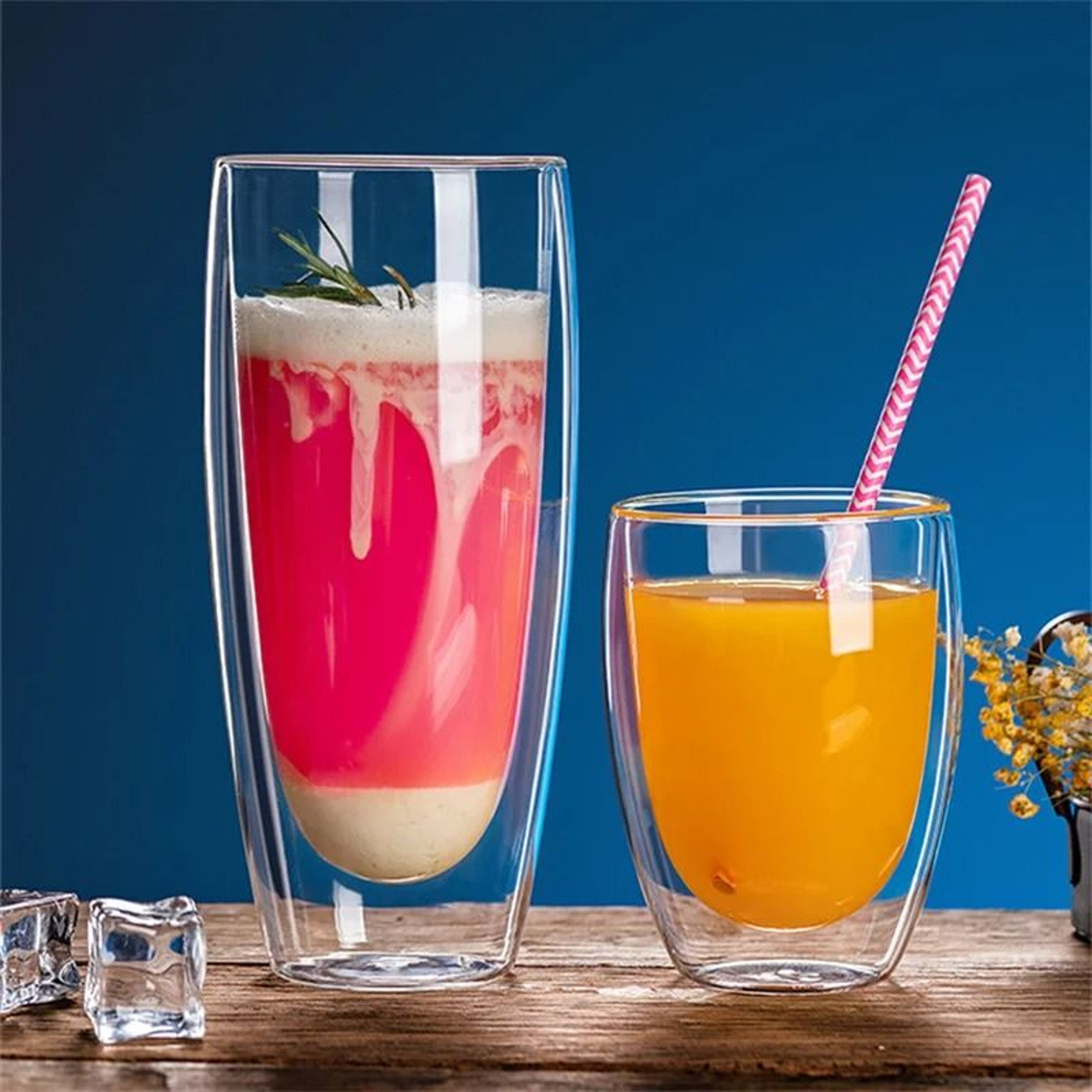 Double Wall Insulated Glass Mug Large 22 Oz Coffee And Tea Cup 5