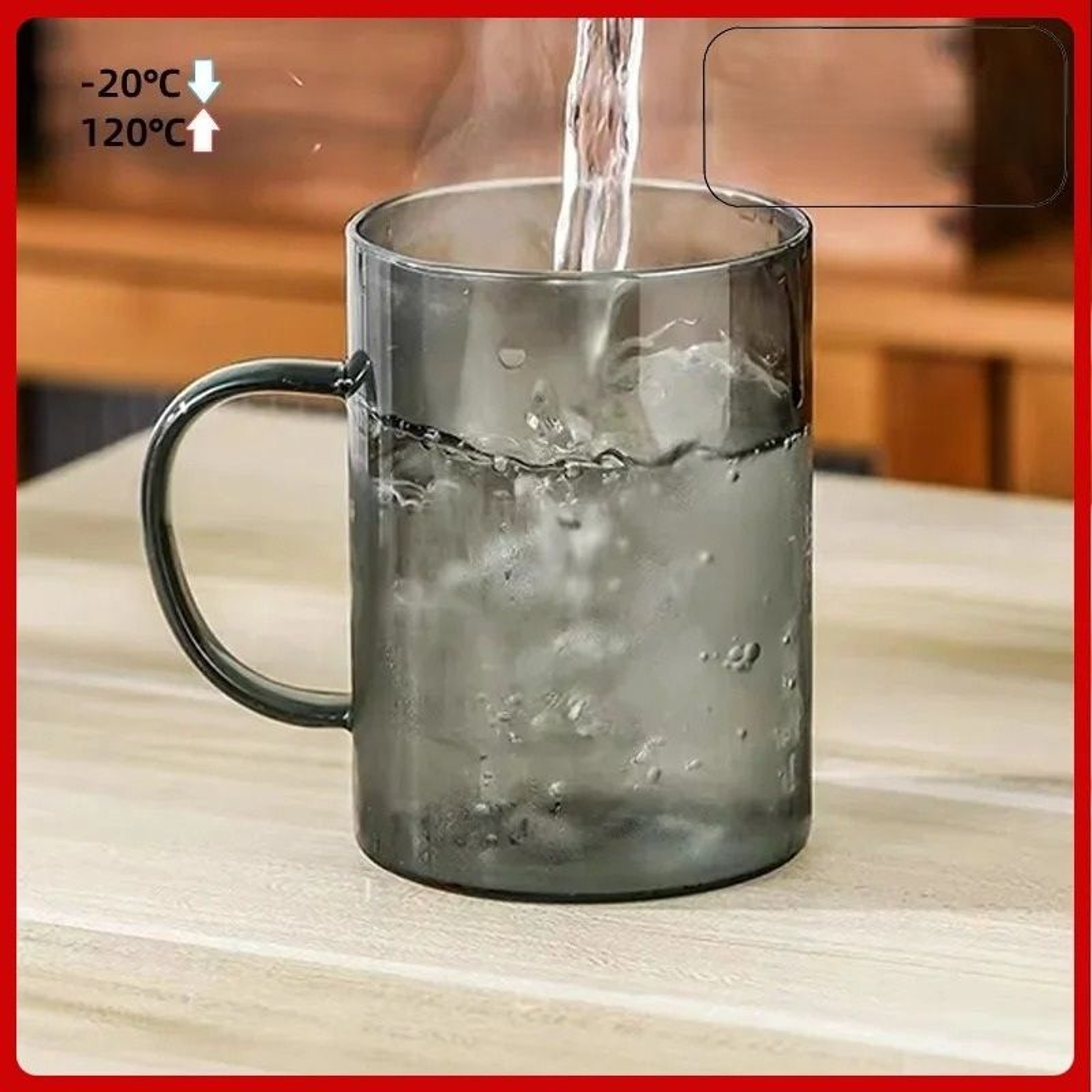 Heat Resistant Glass Filter Tea Cup 3