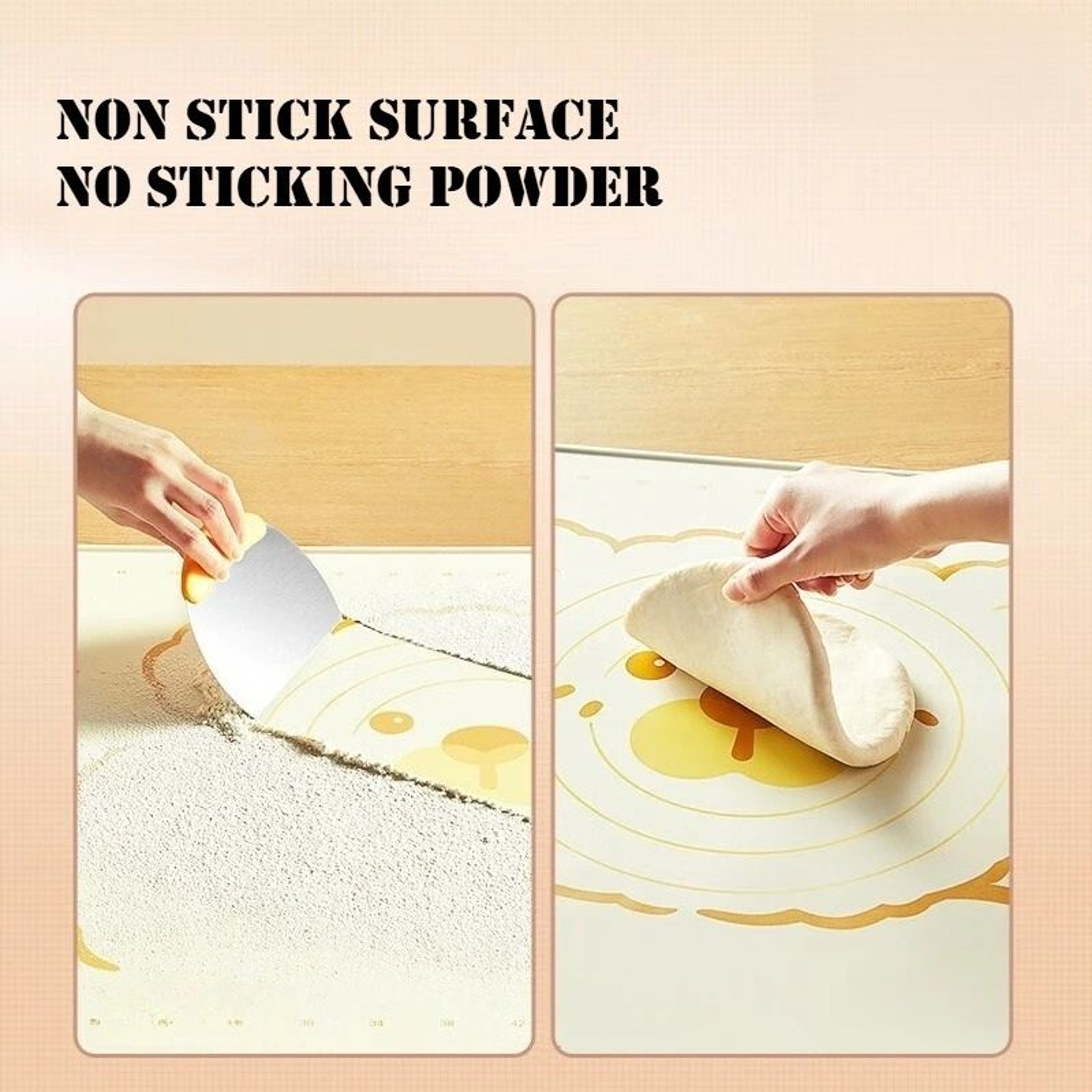 Silicone Baking And Pastry Mat Set 3