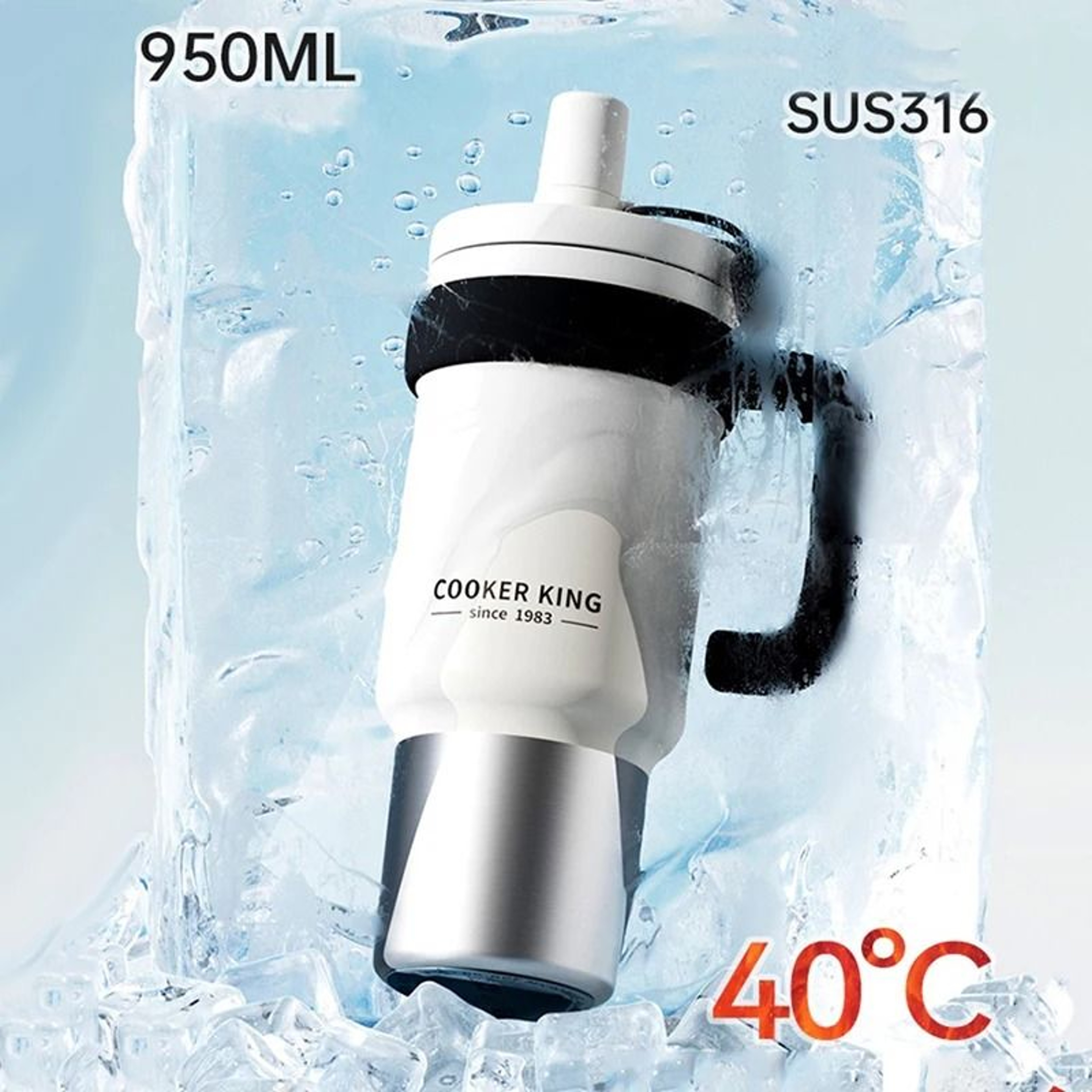 Stainless Steel Insulated Straw Thermos Cup 3