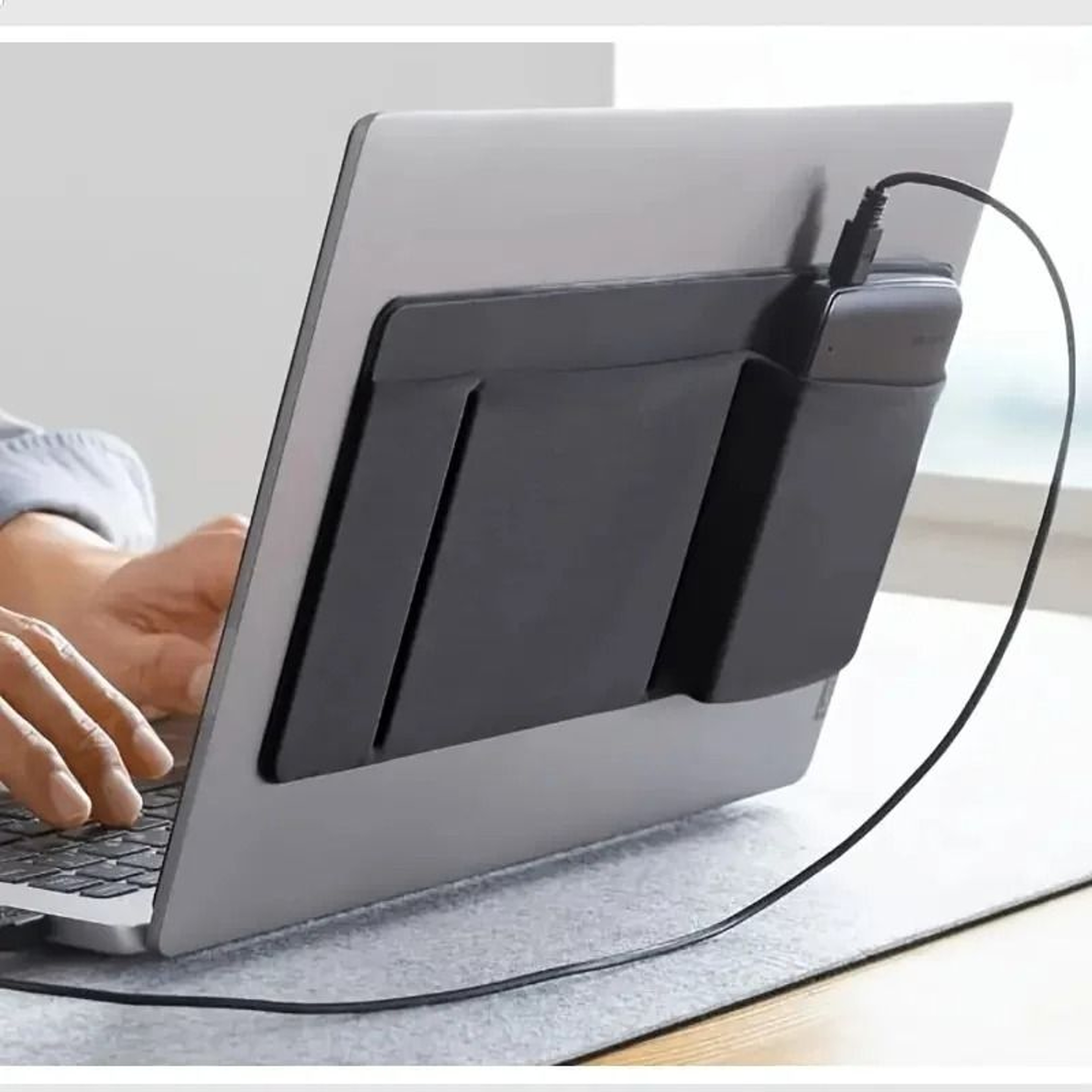 Self Adhesive Multi Pocket Laptop Organizer 0