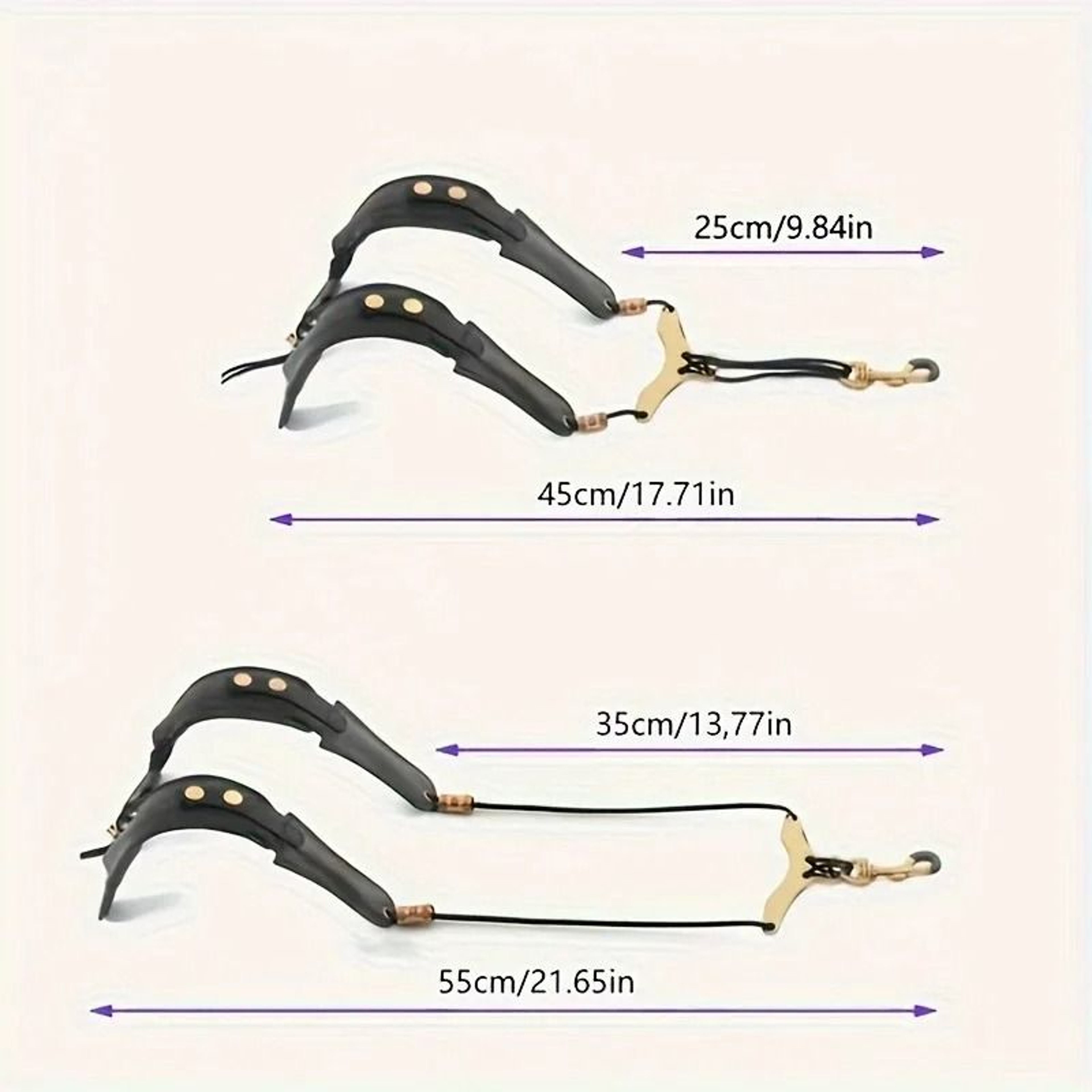 Professional Ergonomic Leather Saxophone Neck Strap 5