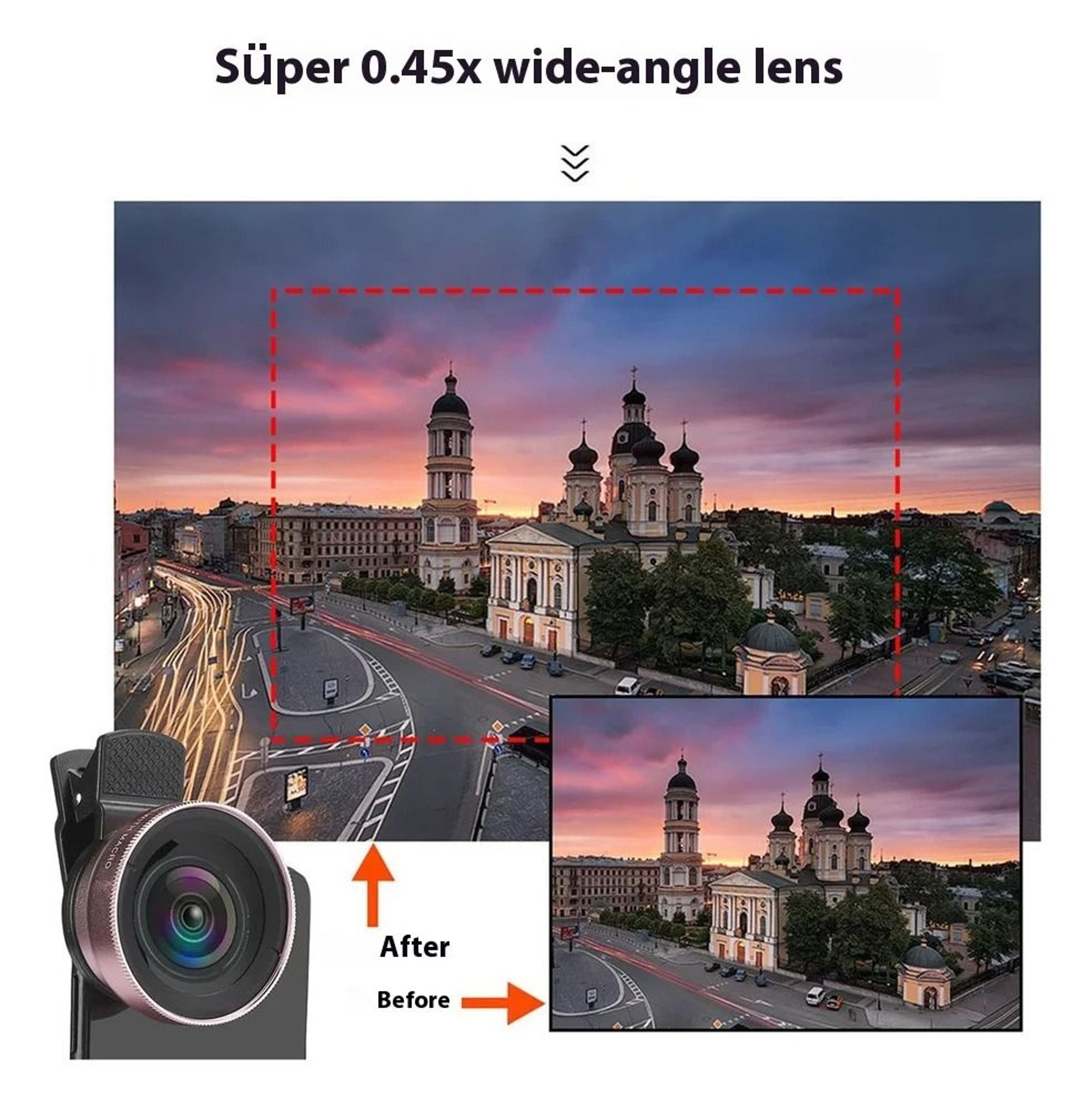 Professional HD 2in1 Wide Angle And Macro Smartphone Lens Kit 2
